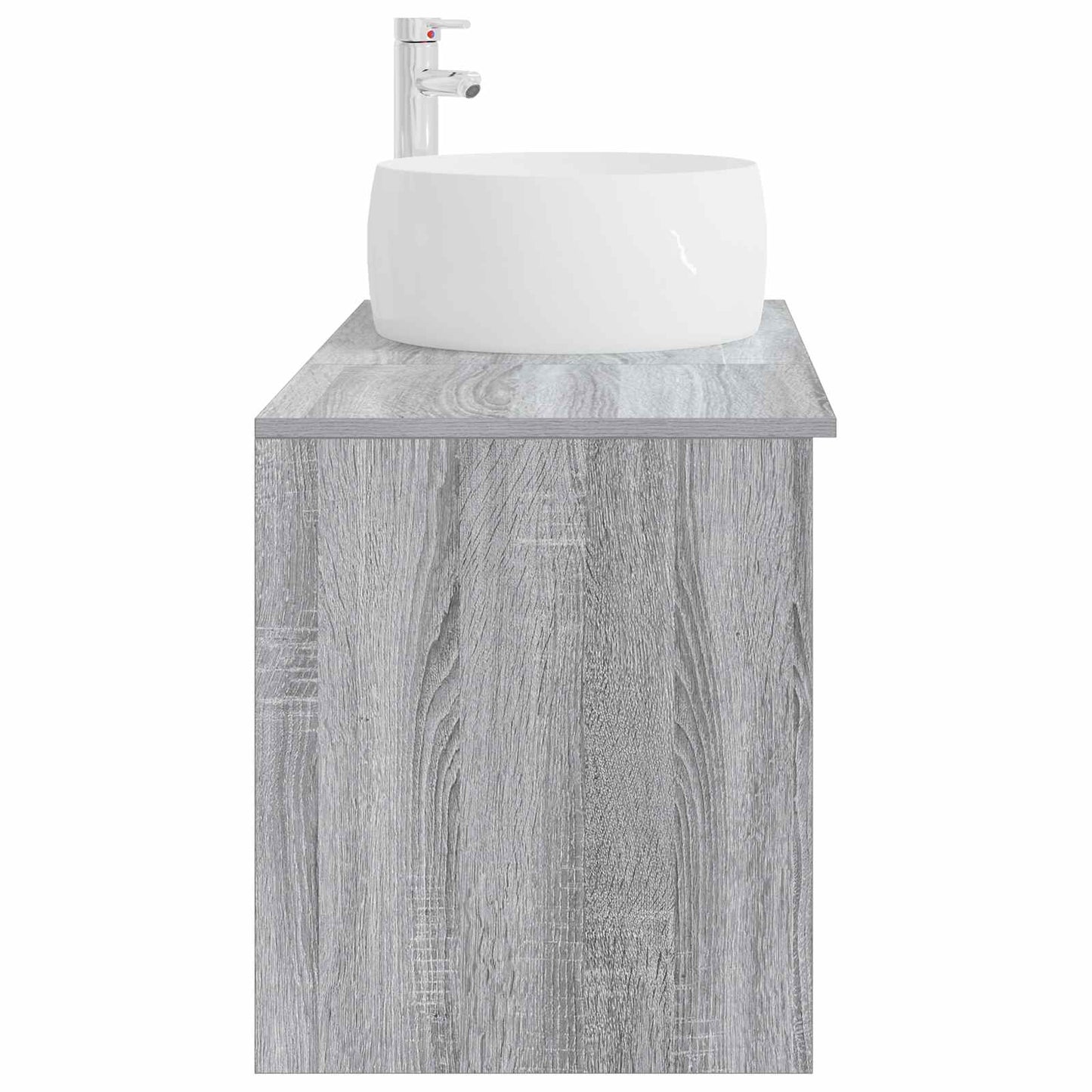 Badezimmermöbel-Set 2 pcs Grau Sonoma Holzwerkstoff
