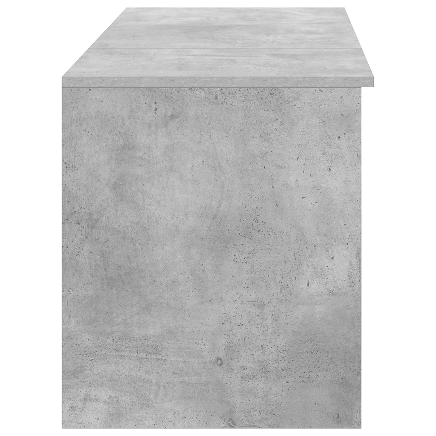Badezimmermöbel-Set 2 pcs Betongrau Holzwerkstoff