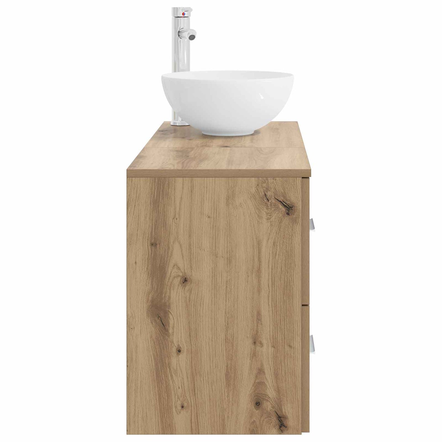 Badezimmermöbel-Set 2 stk. Artisan-Eiche Holzwerkstoff