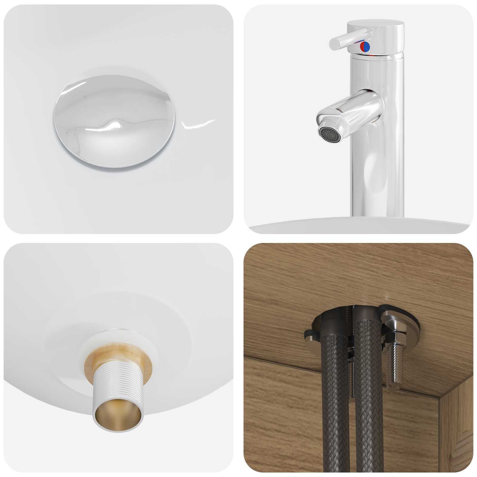 Badezimmermöbel-Set 2 stk. Artisan-Eiche Holzwerkstoff