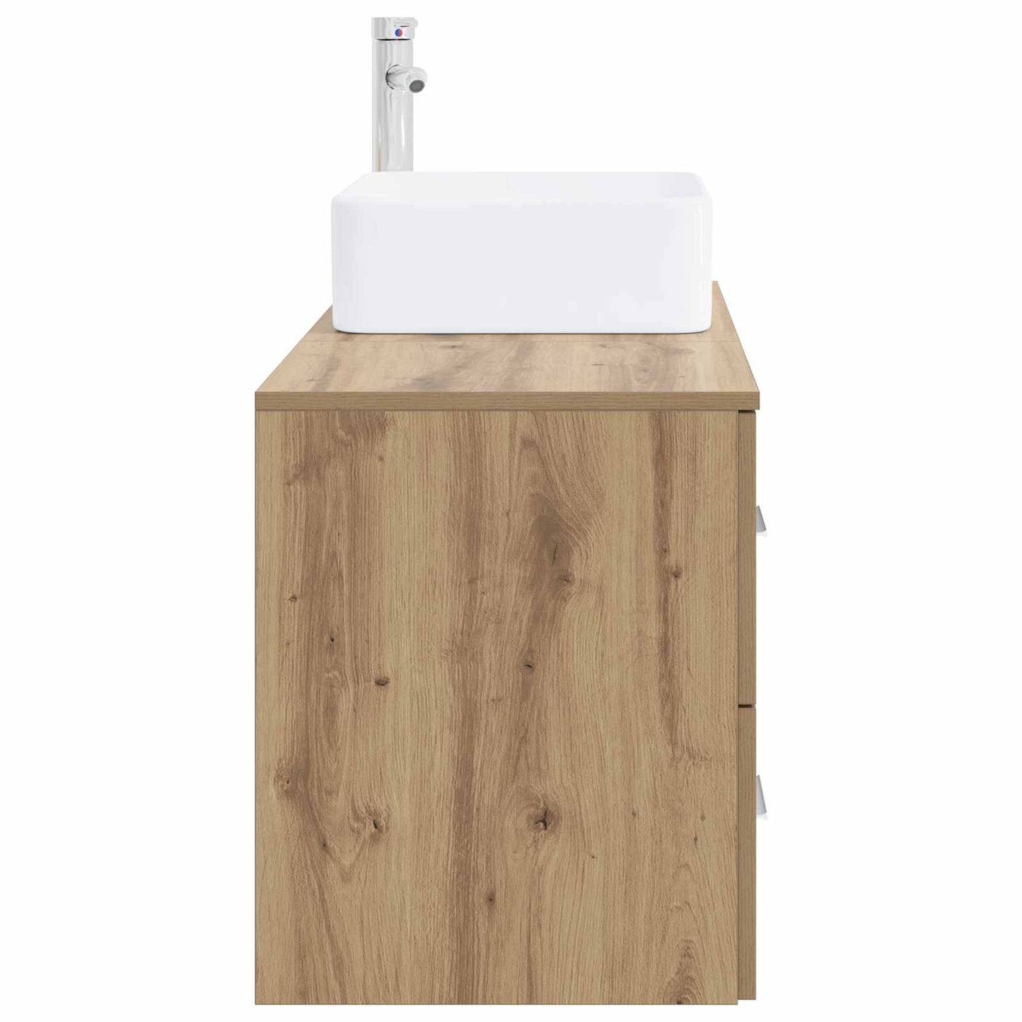 Badezimmermöbel-Set 2 stk. Artisan-Eiche Holzwerkstoff