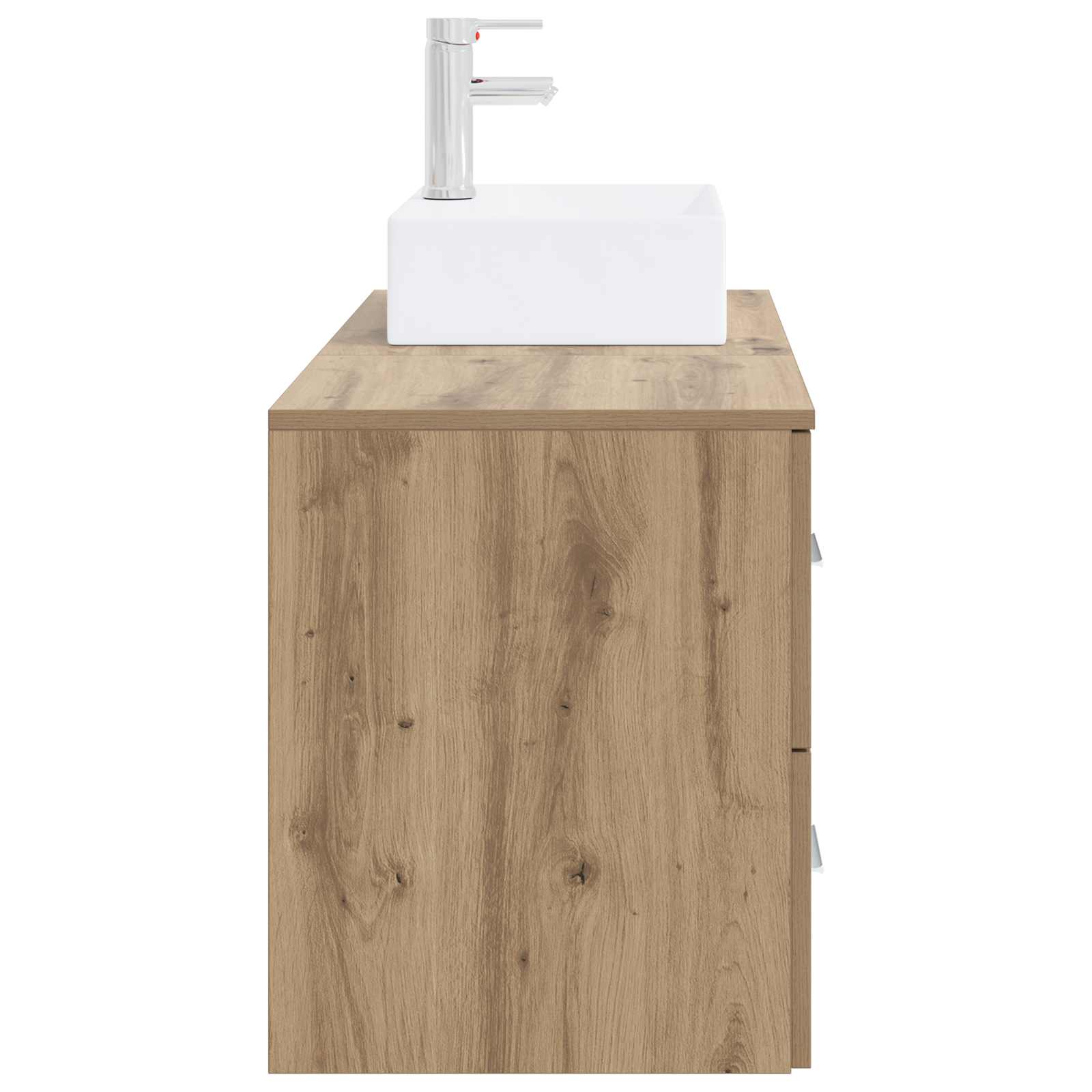 Badezimmermöbel-Set 2 Stk. Artisan-Eiche Holzwerkstoff