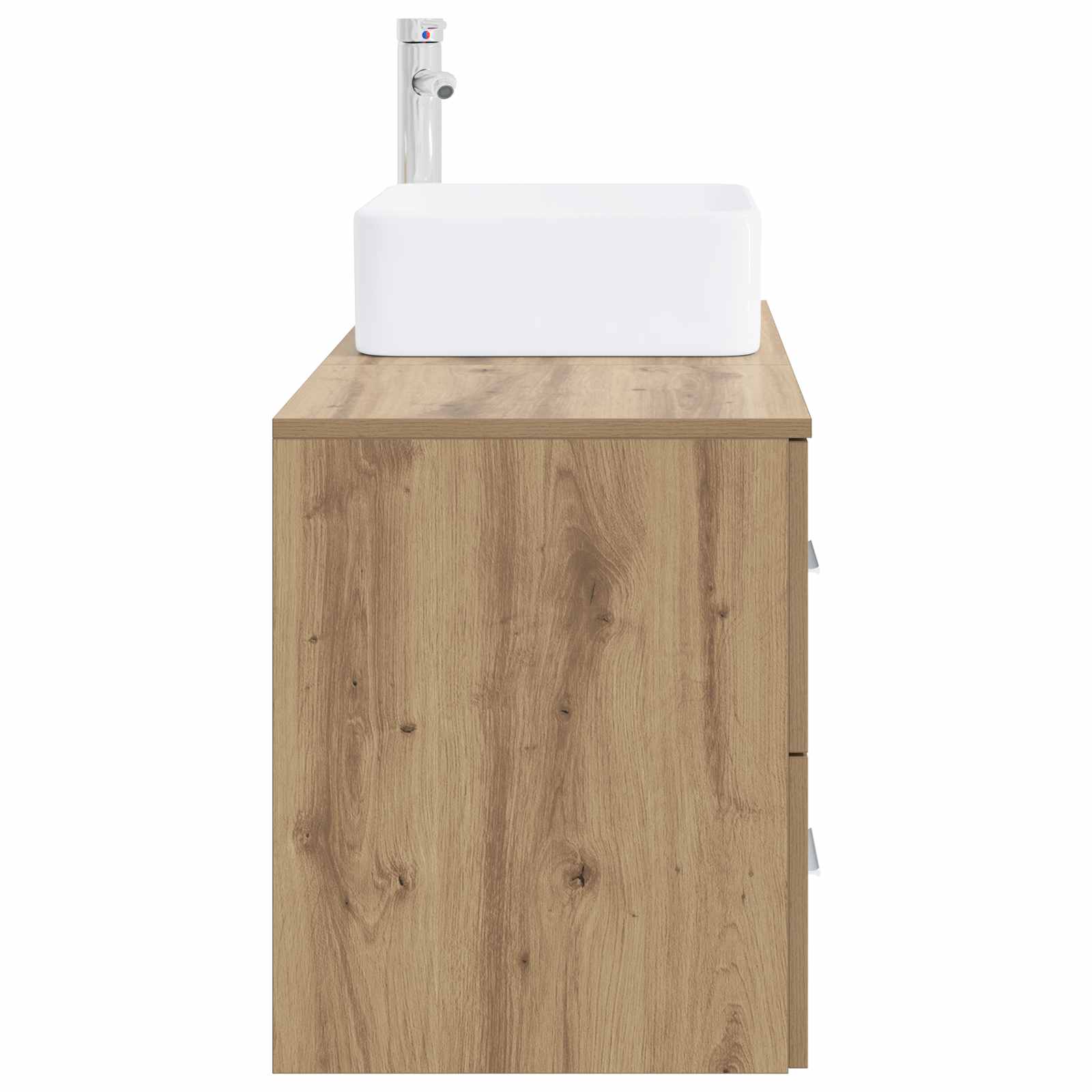 Badezimmermöbel-Set 2 Stk. Artisan-Eiche Holzwerkstoff