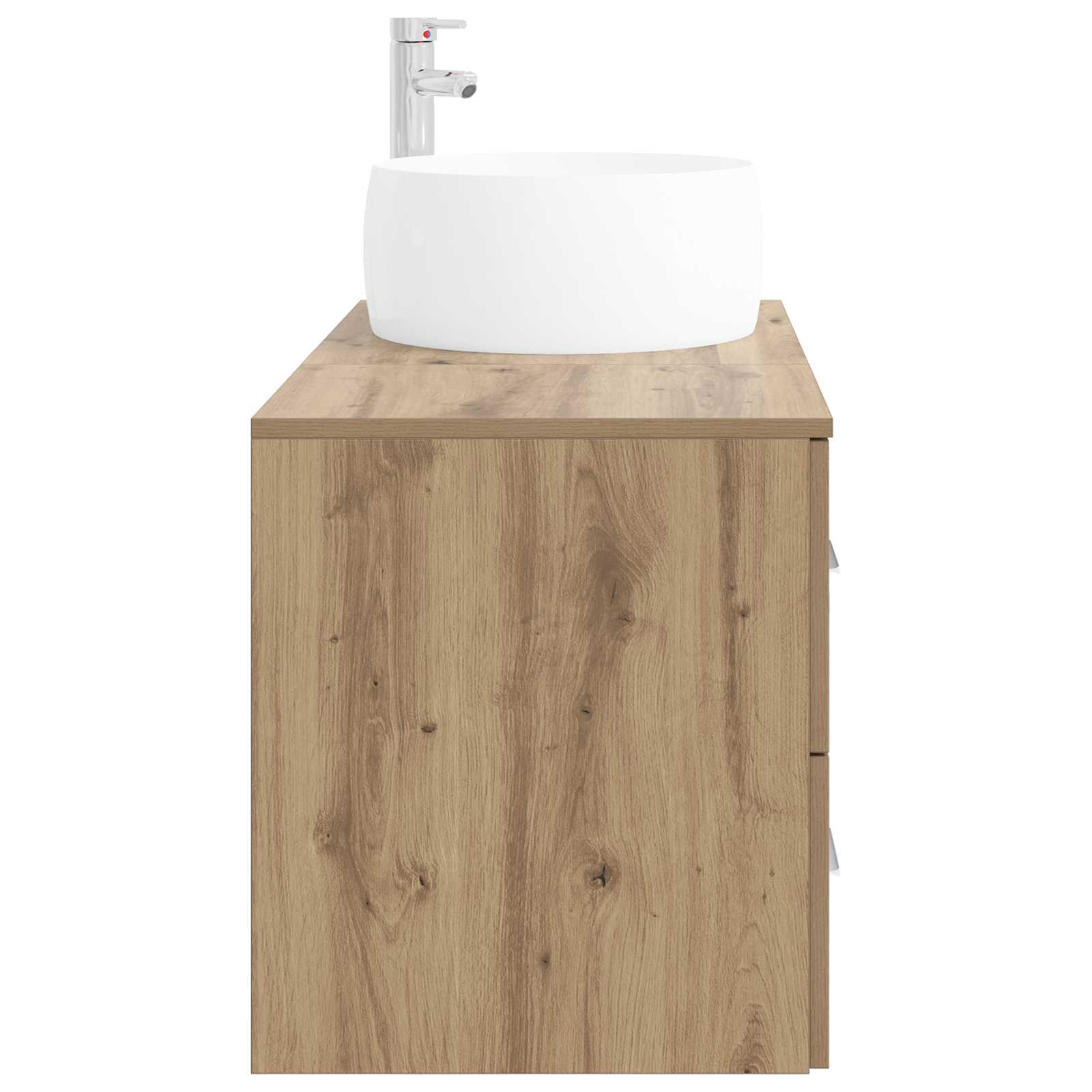 Badezimmermöbel-Set 2 Stk. Artisan-Eiche Holzwerkstoff