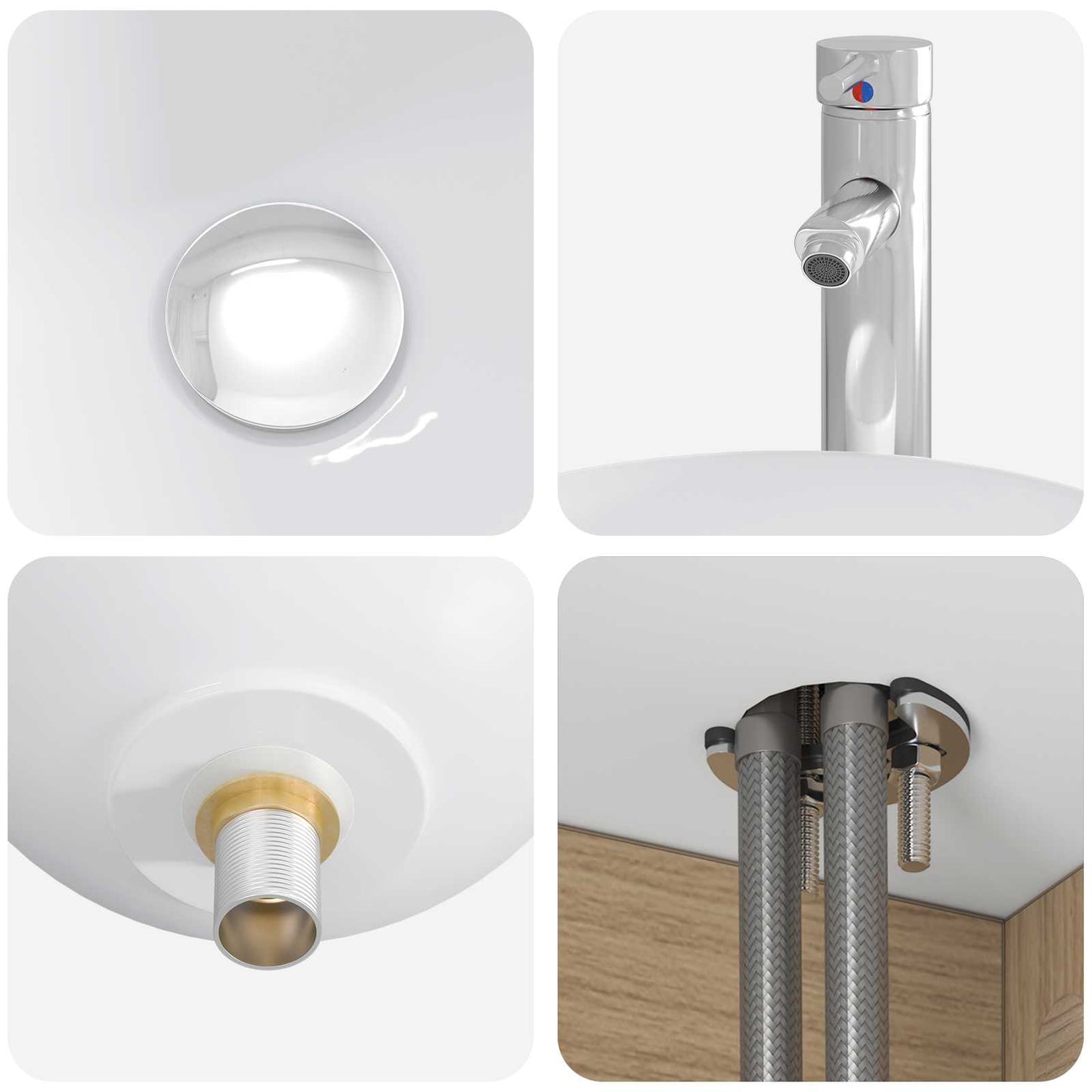 Badezimmermöbel-Set 2 Stk. Artisan-Eiche Holzwerkstoff