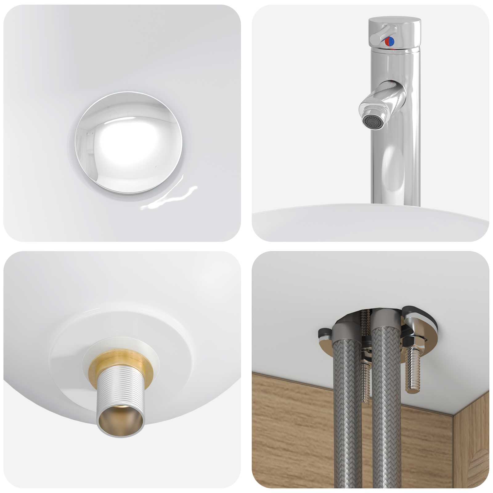 Badezimmermöbel-Set 2 Stk. Artisan-Eiche Holzwerkstoff