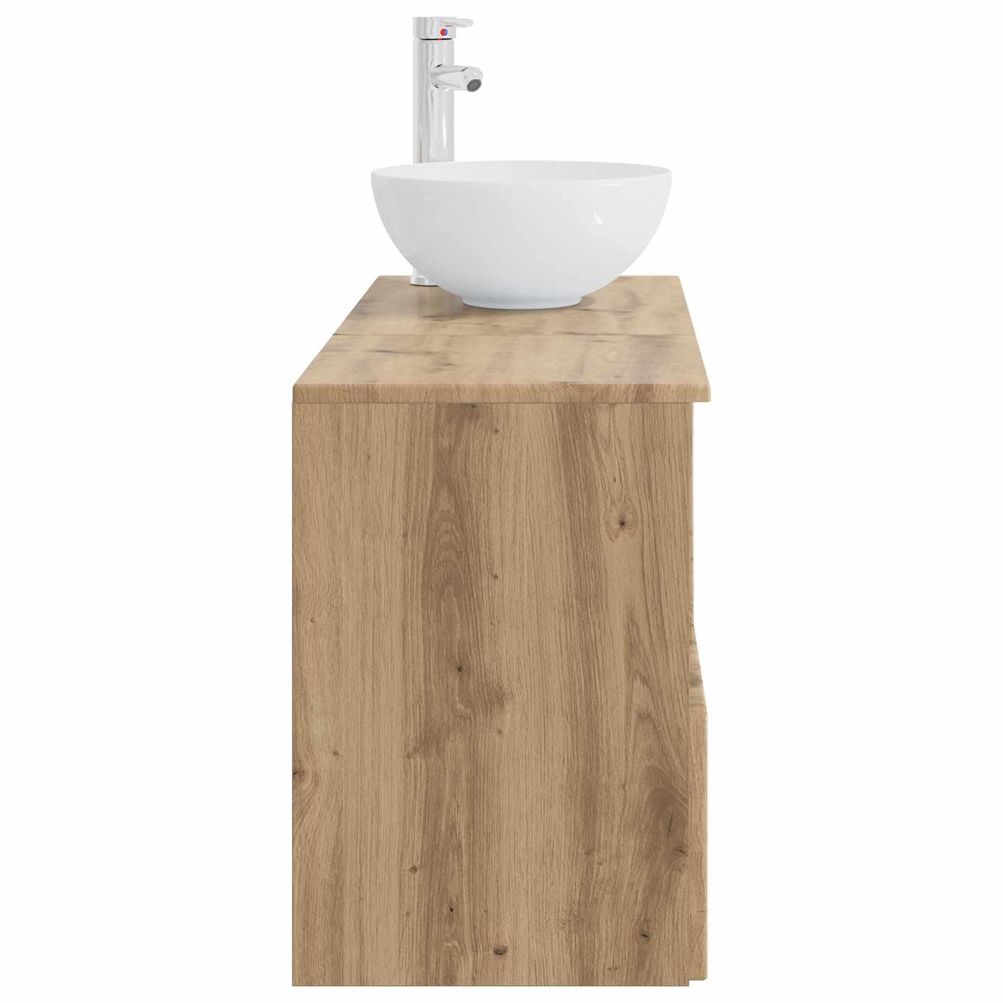 Badezimmermöbel-Set 2 Stk. Artisan-Eiche Holzwerkstoff