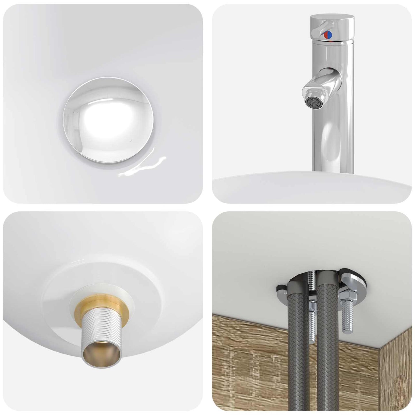 Badezimmermöbel-Set 2 stk. Sonoma-Eiche Holzwerkstoff
