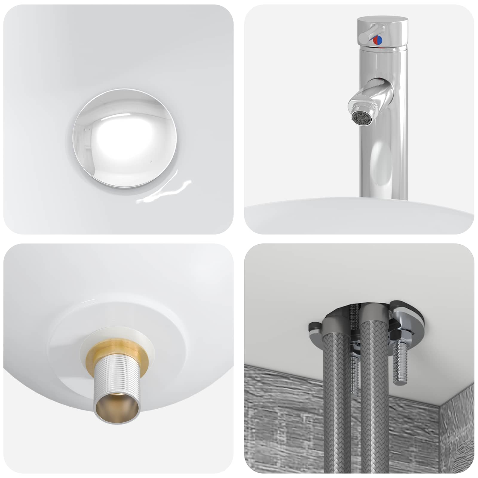 Badezimmermöbel-Set 2 stk. Grau Sonoma Holzwerkstoff