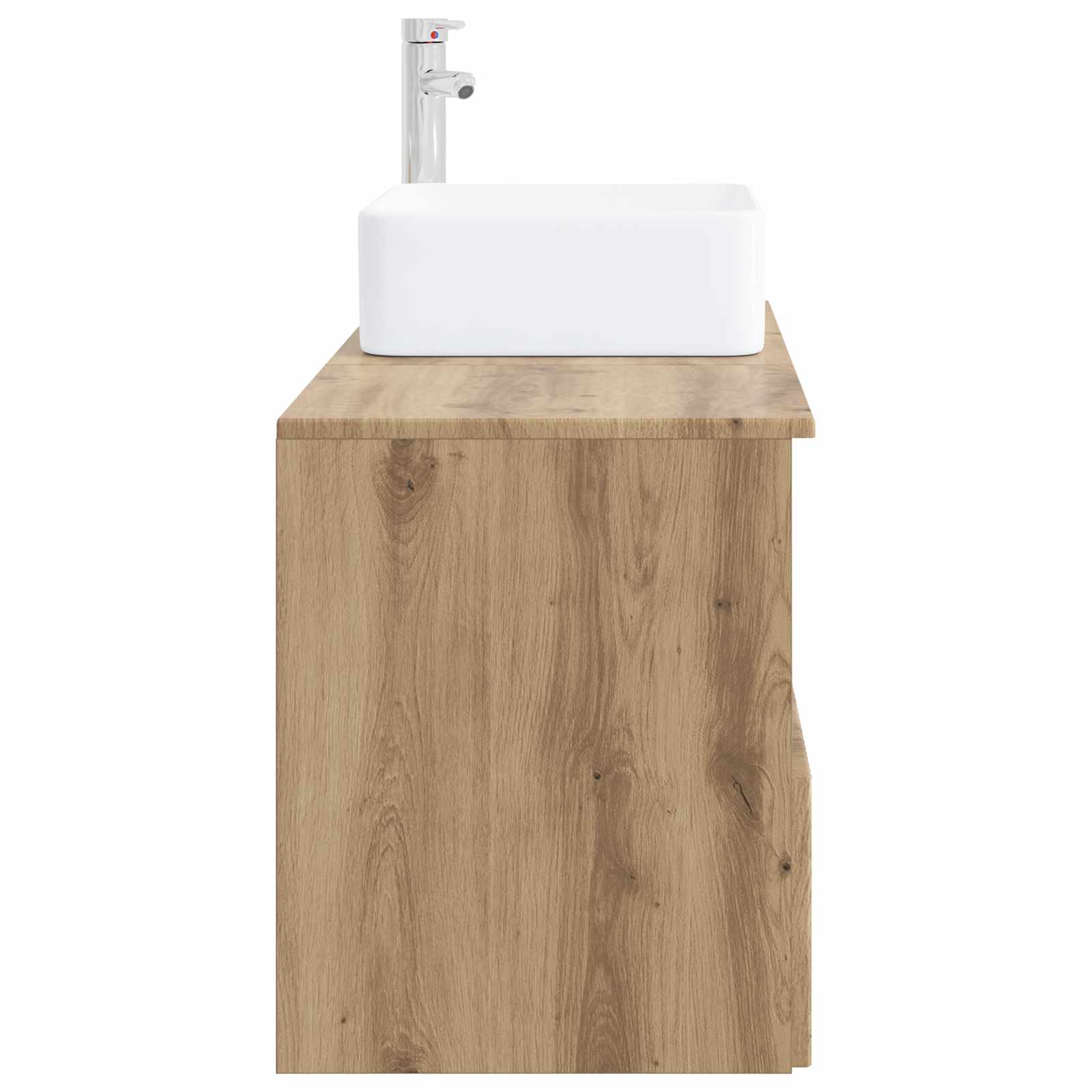 Badezimmermöbel-Set 2 Stk. Artisan-Eiche Holzwerkstoff