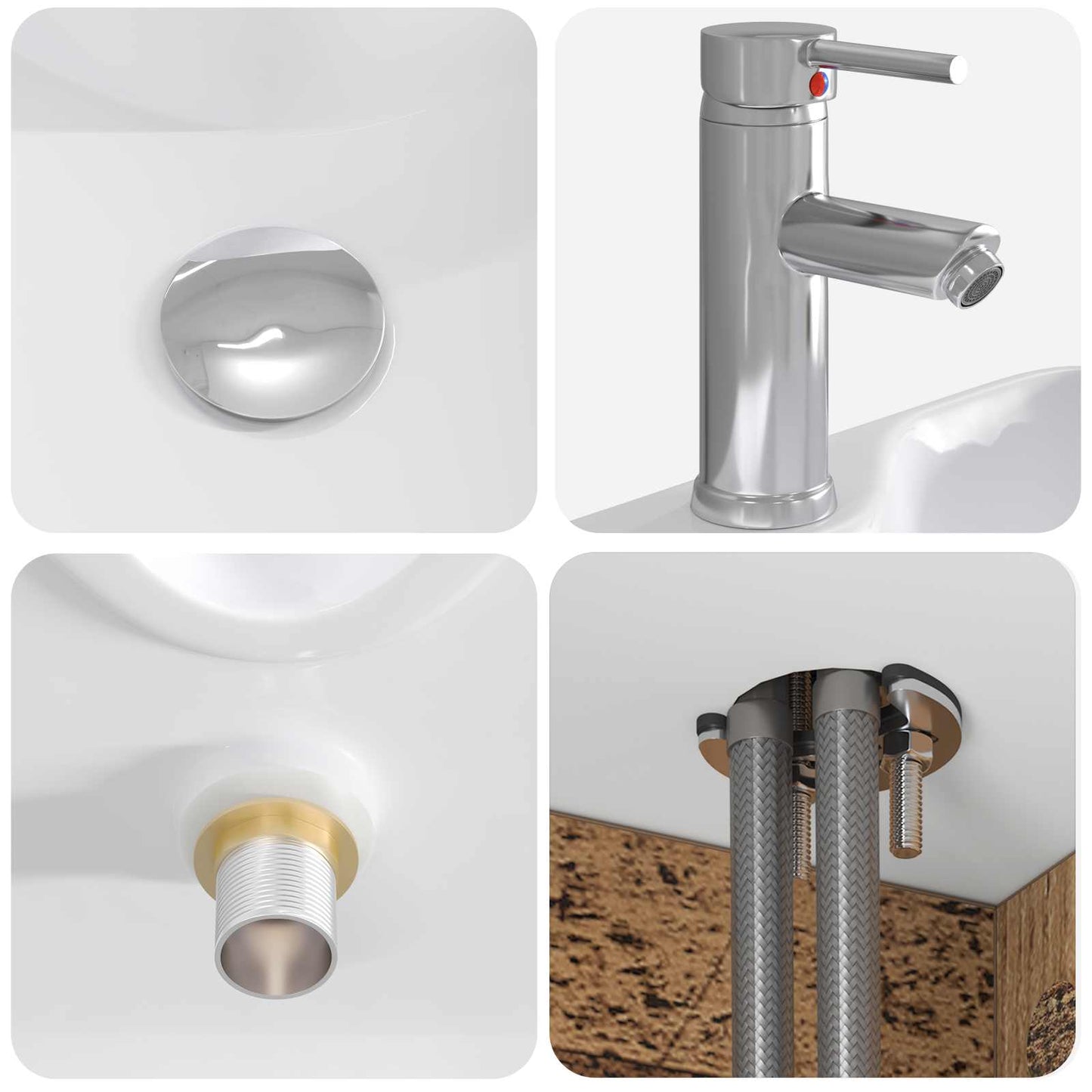 Badezimmermöbel-Set 2 stk. Altholz Holzwerkstoff