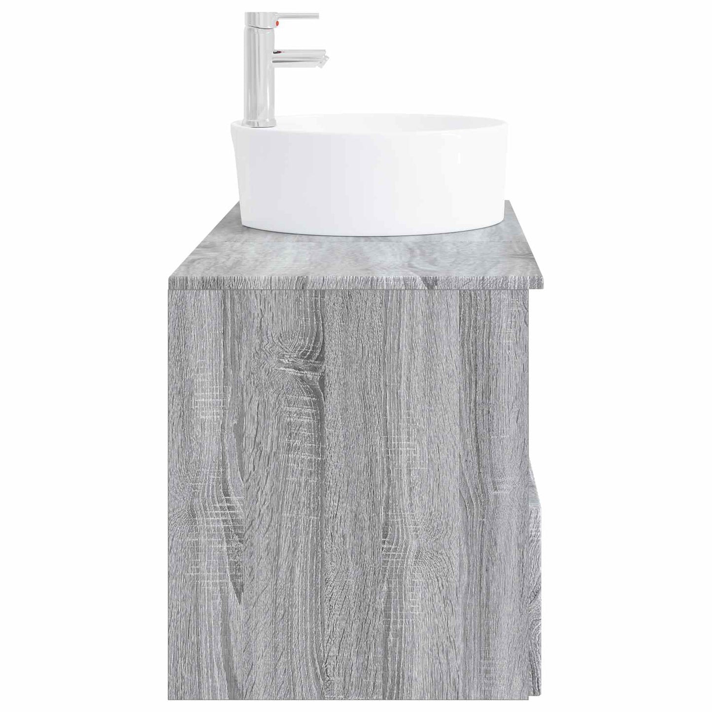 Badezimmermöbel-Set 2 stk. Grau Sonoma Holzwerkstoff