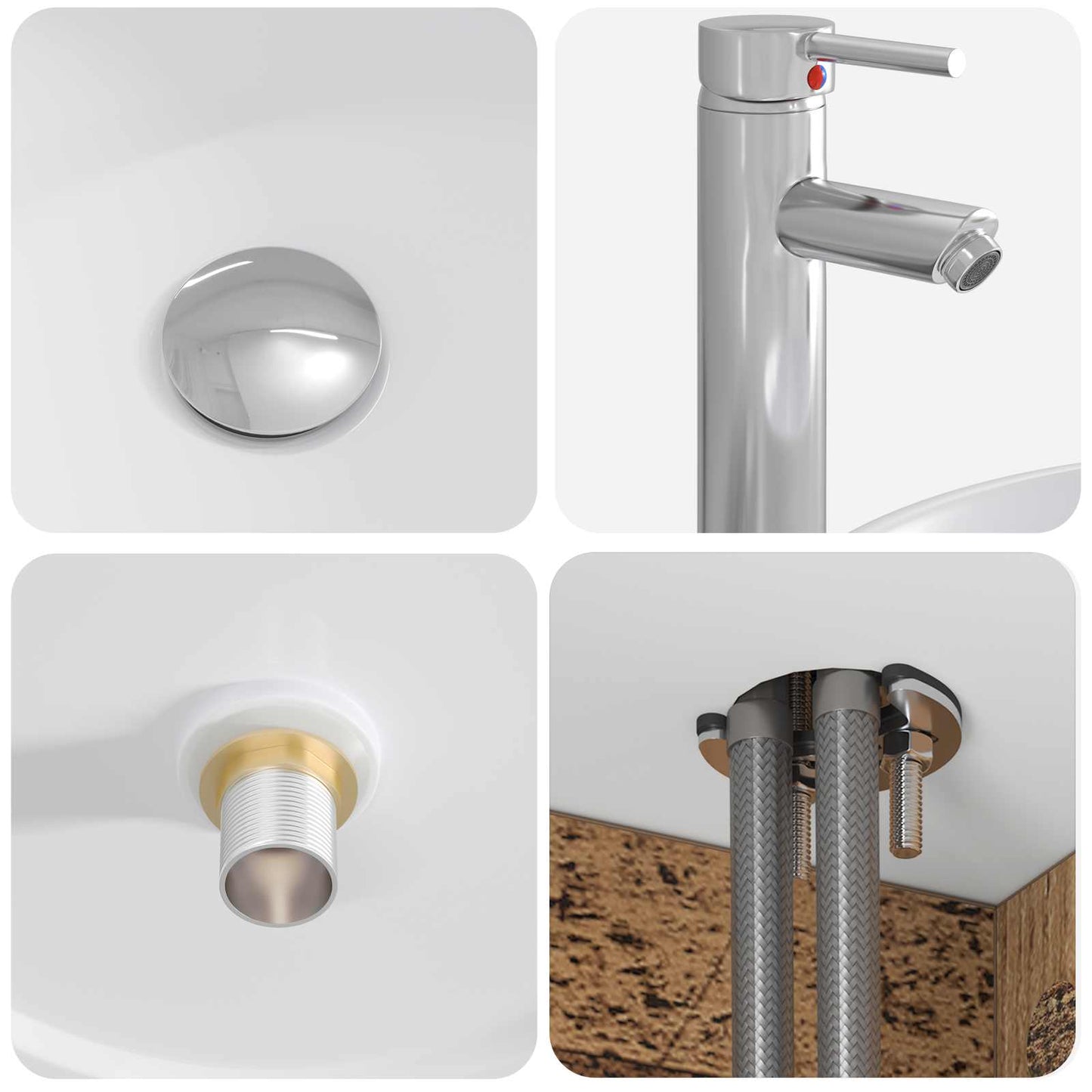 Badezimmermöbel-Set 2 stk. Altholz Holzwerkstoff