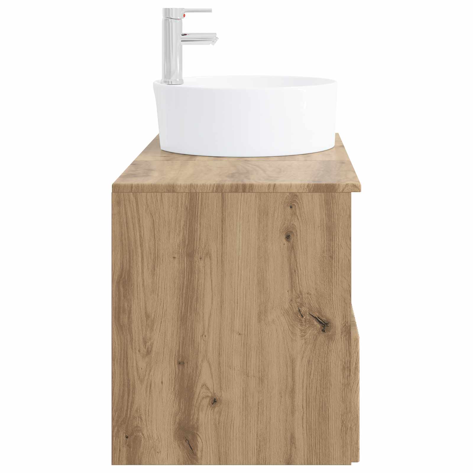 Badezimmermöbel-Set 2 Stk. Artisan-Eiche Holzwerkstoff