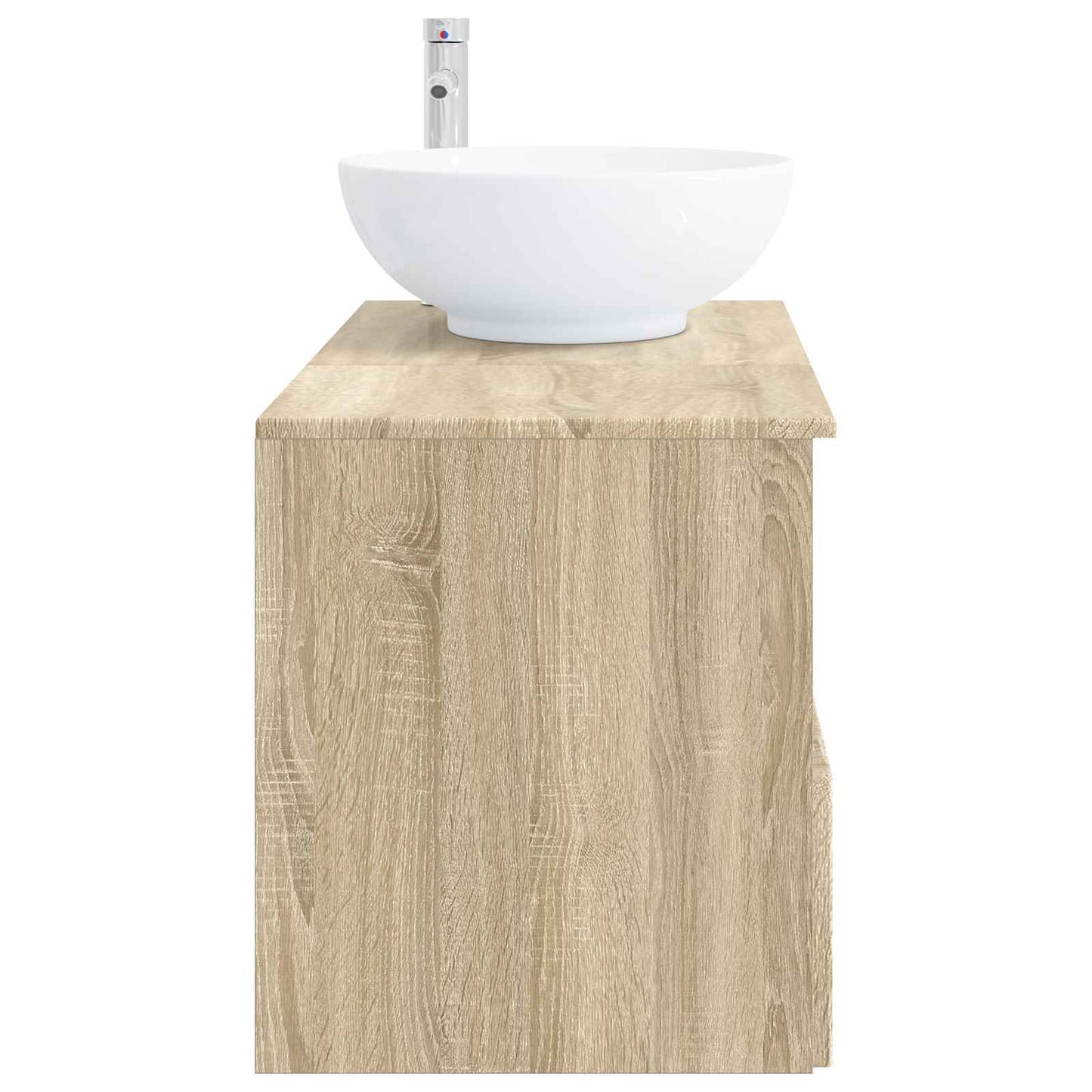 Badezimmermöbel-Set 2 stk. Sonoma-Eiche Holzwerkstoff