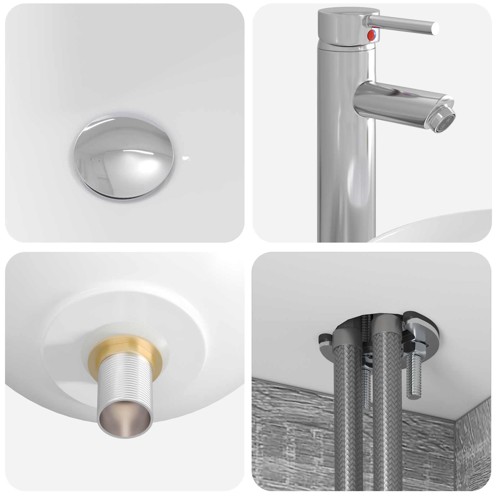 Badezimmermöbel-Set 2 stk. Grau Sonoma Holzwerkstoff