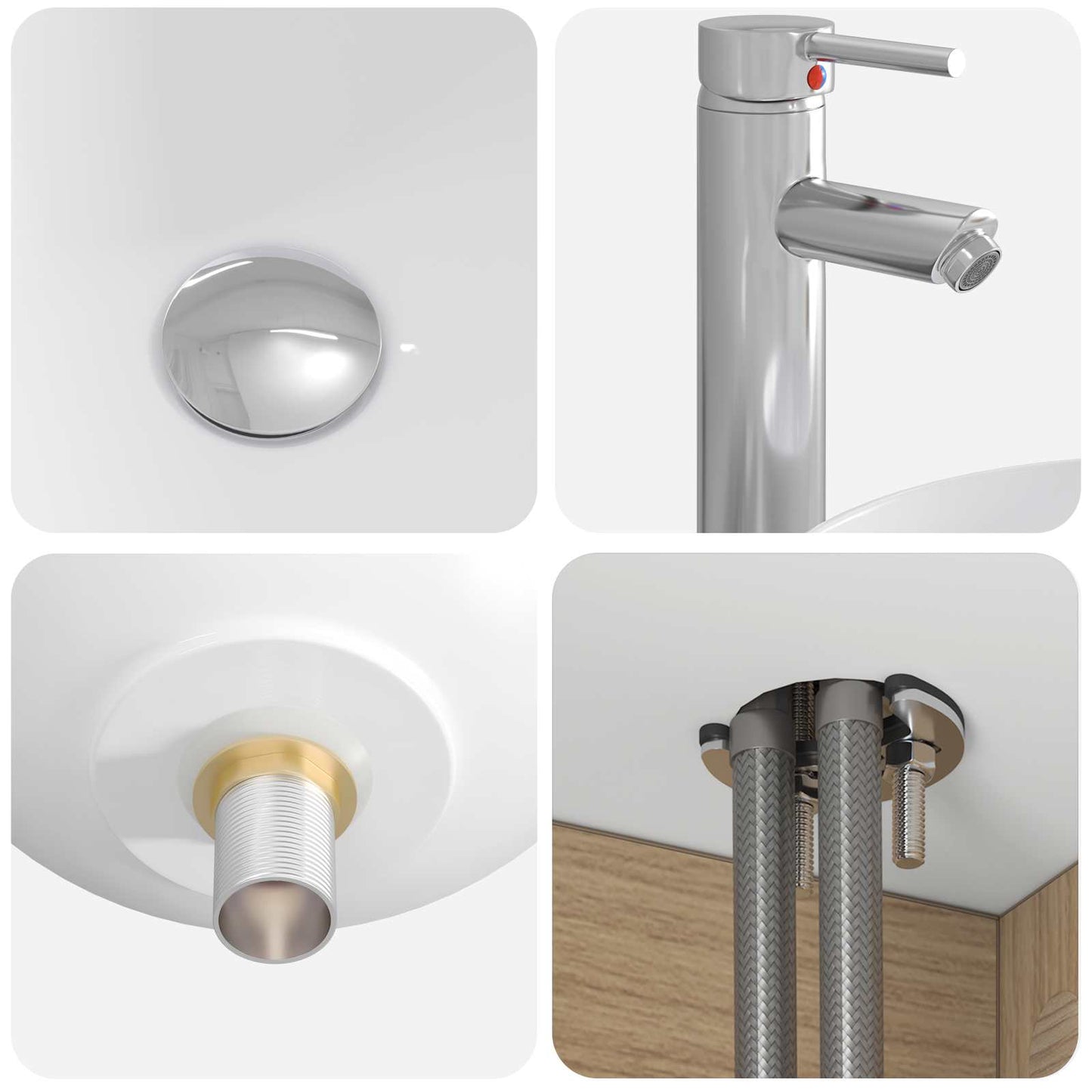 Badezimmermöbel-Set 2 Stk. Artisan-Eiche Holzwerkstoff
