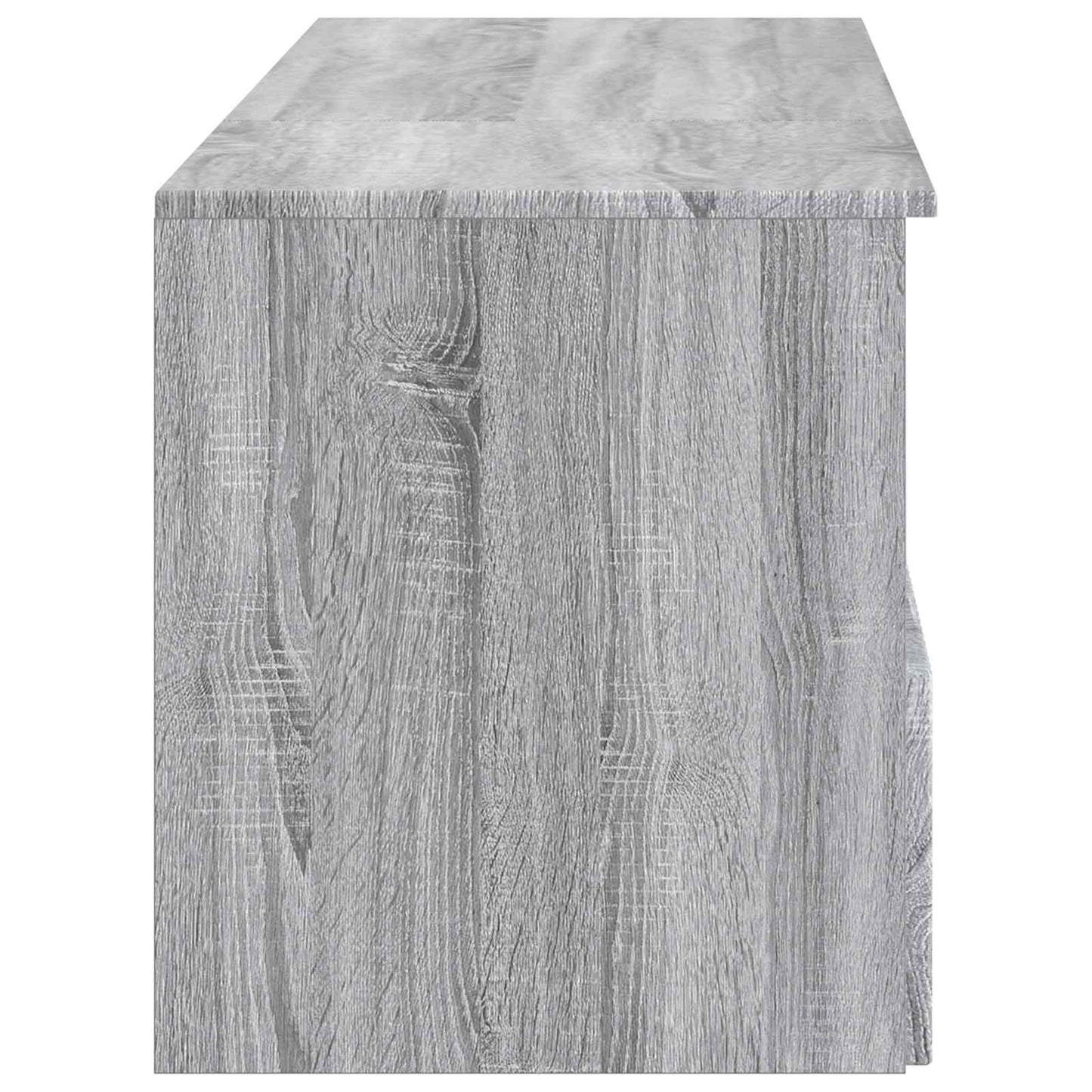 Badezimmermöbel-Set 2 stk. Grau Sonoma Holzwerkstoff