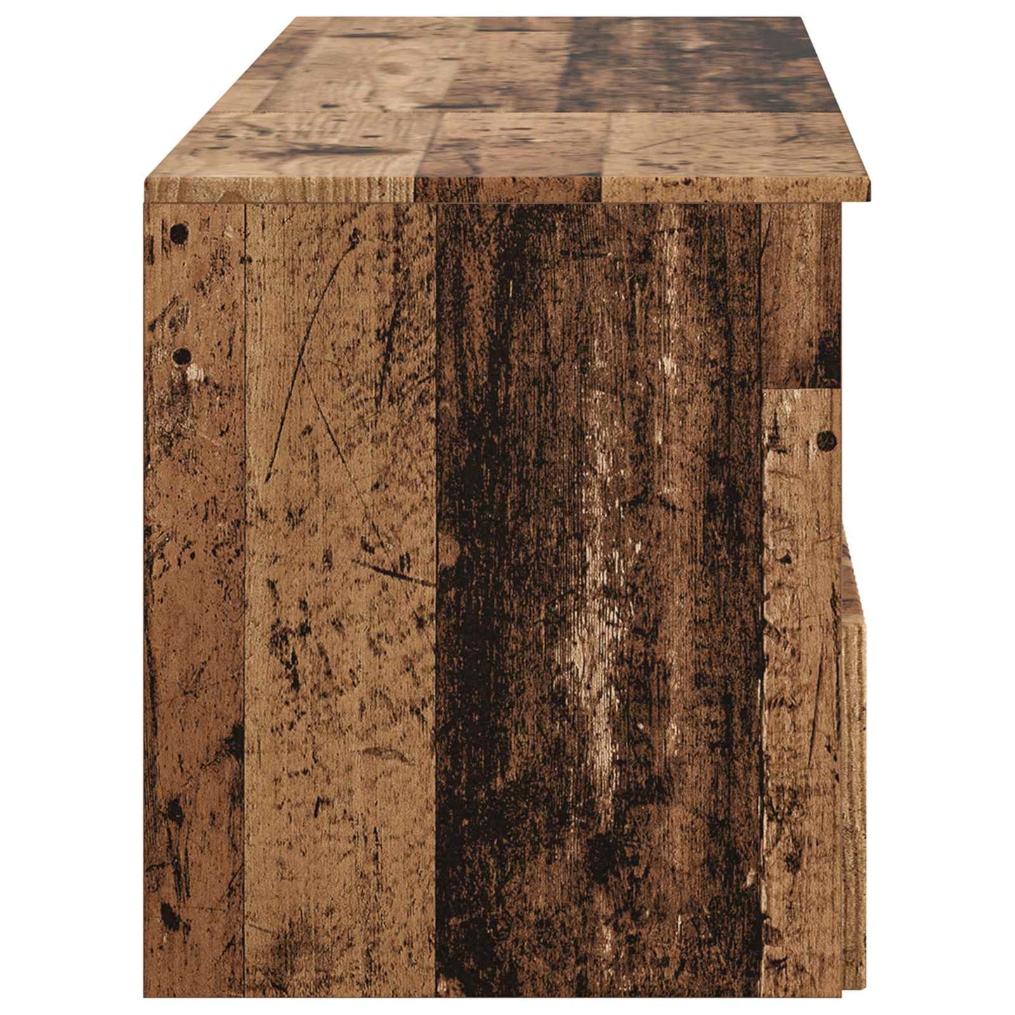 Badezimmermöbel-Set 2 stk. Altholz Holzwerkstoff