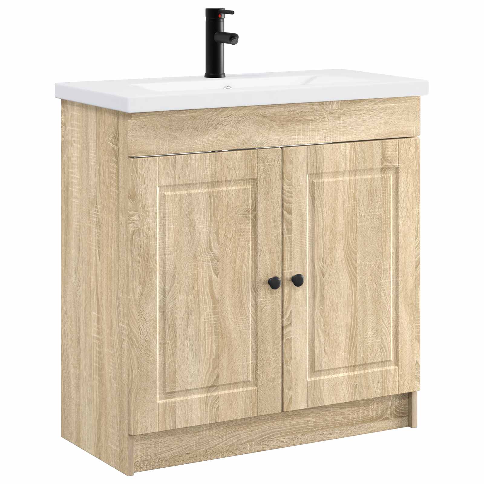 Badezimmermöbel-Set Sonoma-Eiche 78,5 x 37,5 x 81 cm