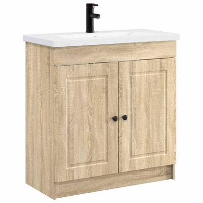 Badezimmermöbel-Set Sonoma-Eiche 78,5 x 37,5 x 81 cm