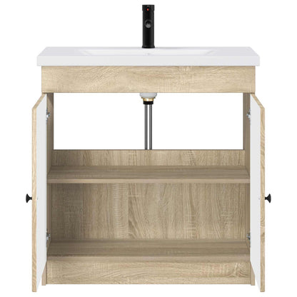 Badezimmermöbel-Set Sonoma-Eiche 78,5 x 37,5 x 81 cm