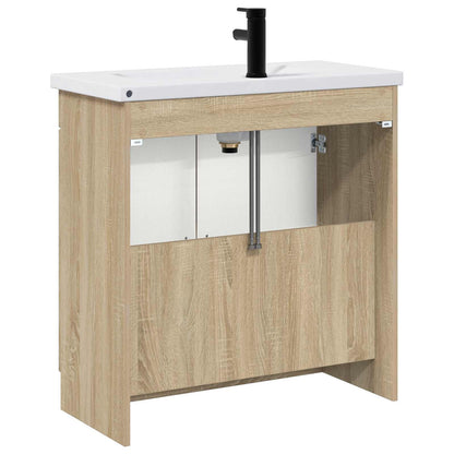 Badezimmermöbel-Set Sonoma-Eiche 78,5 x 37,5 x 81 cm