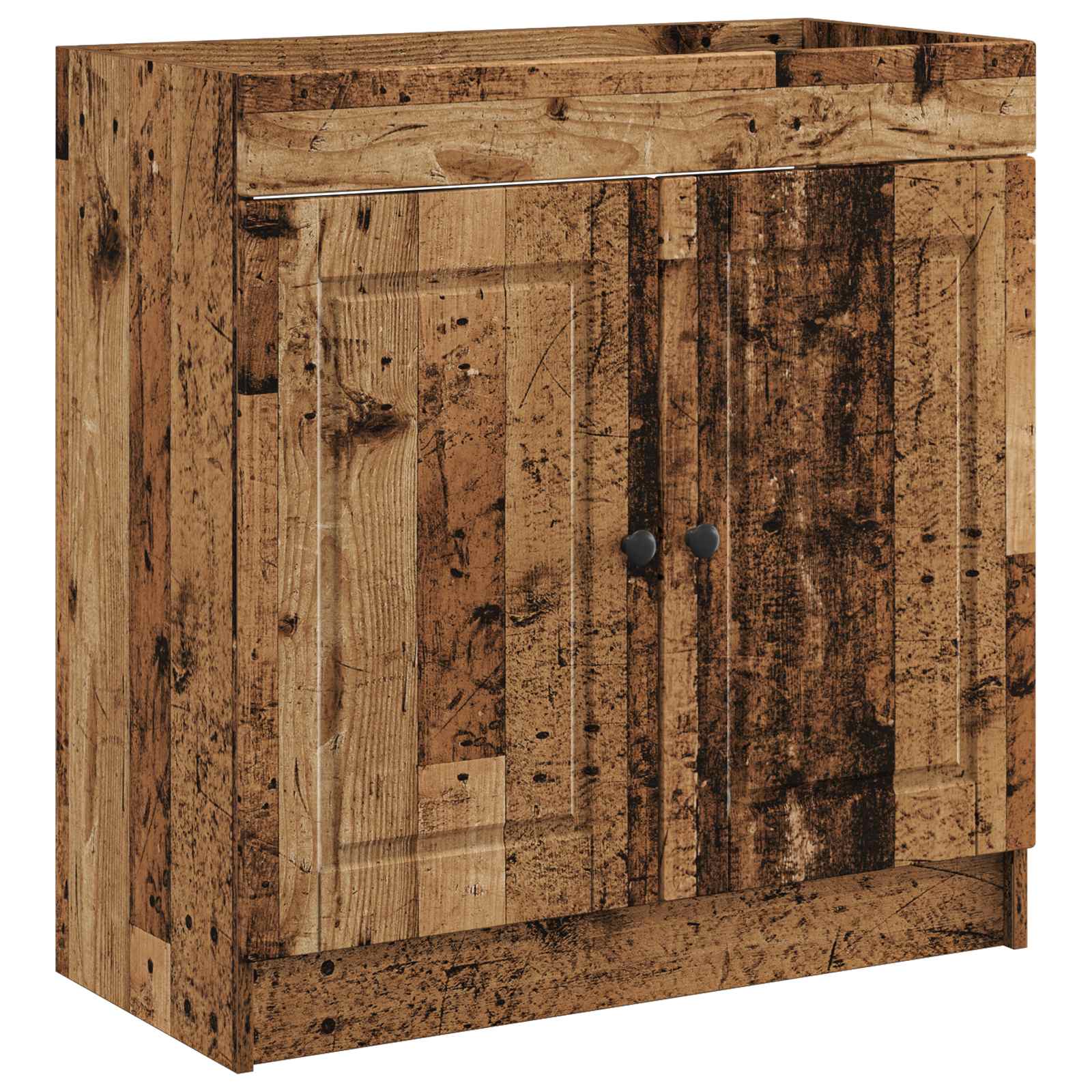 Badezimmermöbel-Set Altholz 78,5 x 37,5 x 81 cm Holzwerkstoff