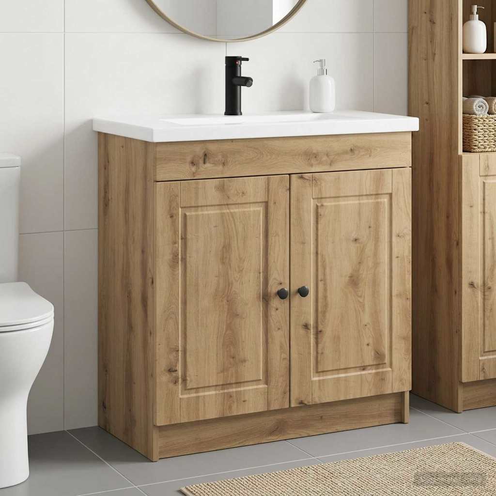 Badezimmermöbel-Set Artisan-Eiche 78,5 x 37,5 x 81 cm