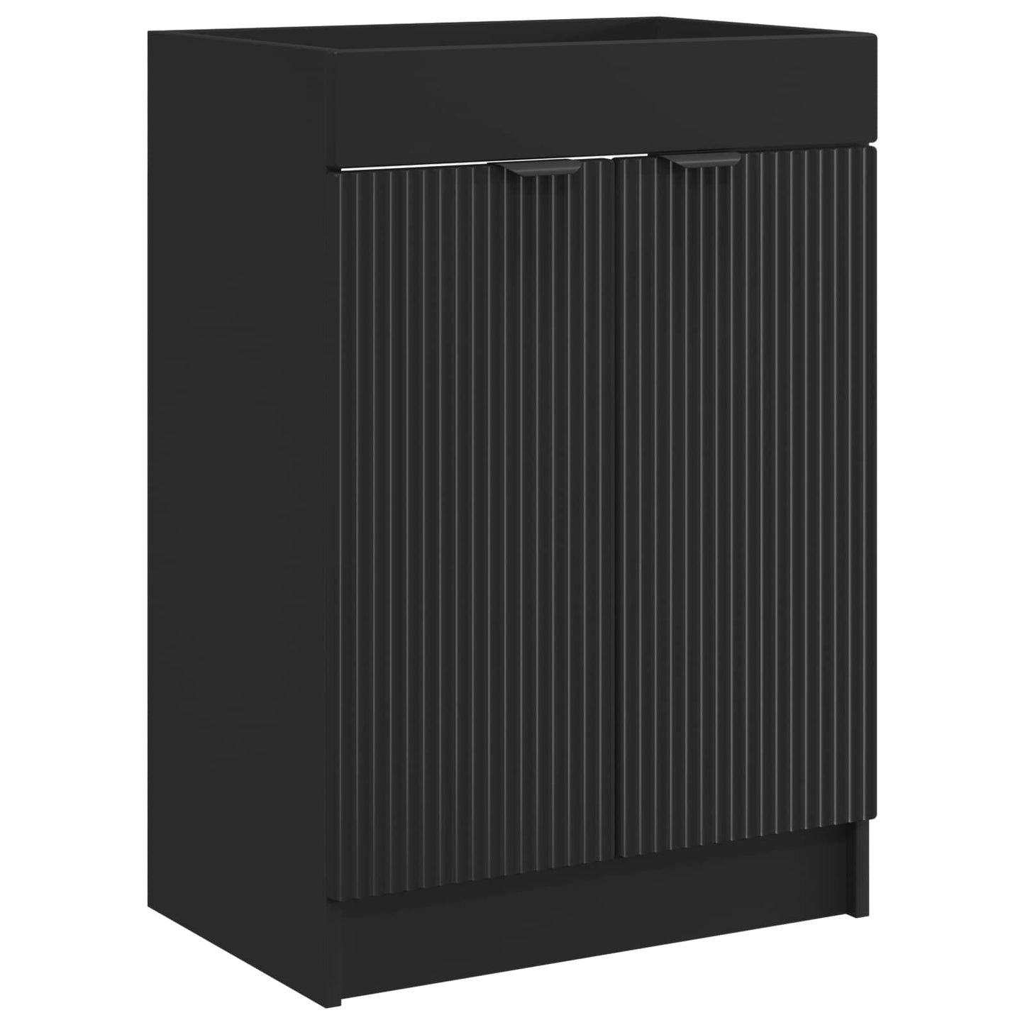 Badezimmermöbel-Set Schwarz 78,5 x 37,5 x 81 cm Holzwerkstoff
