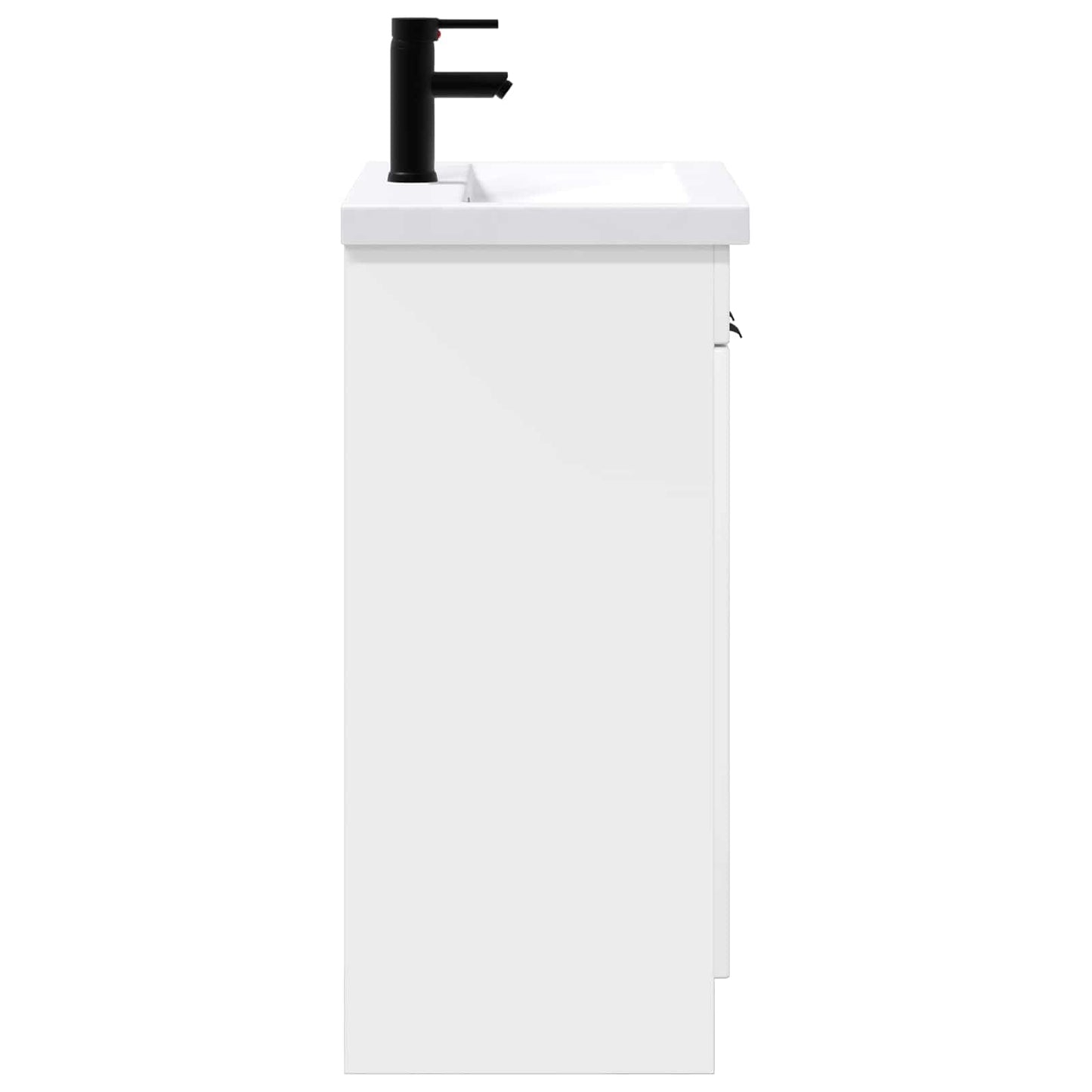 Badezimmermöbel-Set Hochglanz Weiß 78,5 x 37,5 x 81 cm