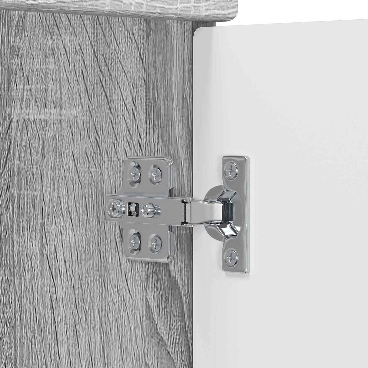Badezimmermöbel-Set Grau Sonoma 78,5 x 37,5 x 81 cm