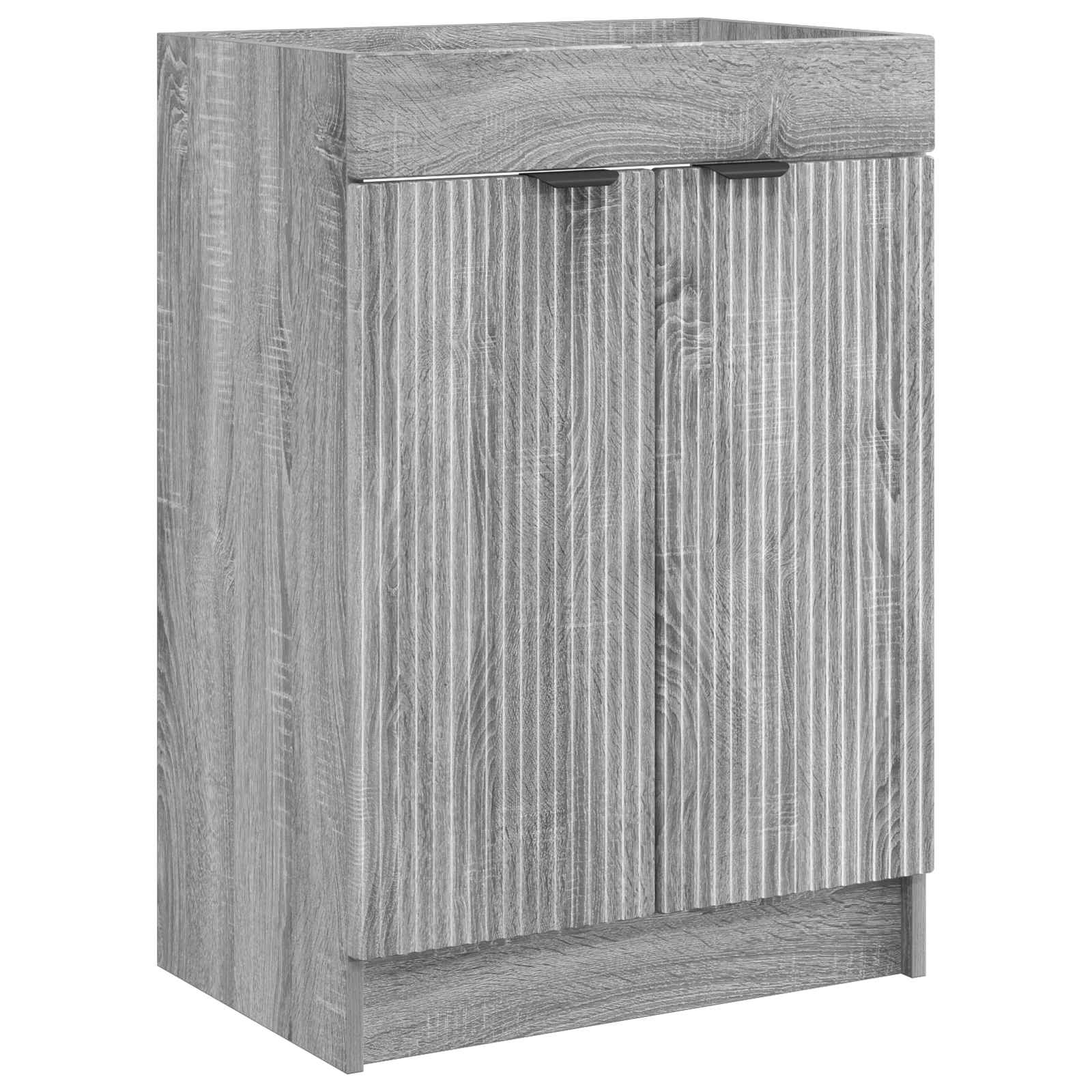 Badezimmermöbel-Set Grau Sonoma 78,5 x 37,5 x 81 cm