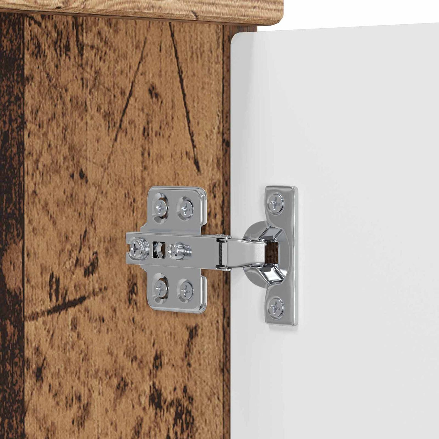 Badezimmermöbel-Set Altholz 78,5 x 37,5 x 81 cm Holzwerkstoff