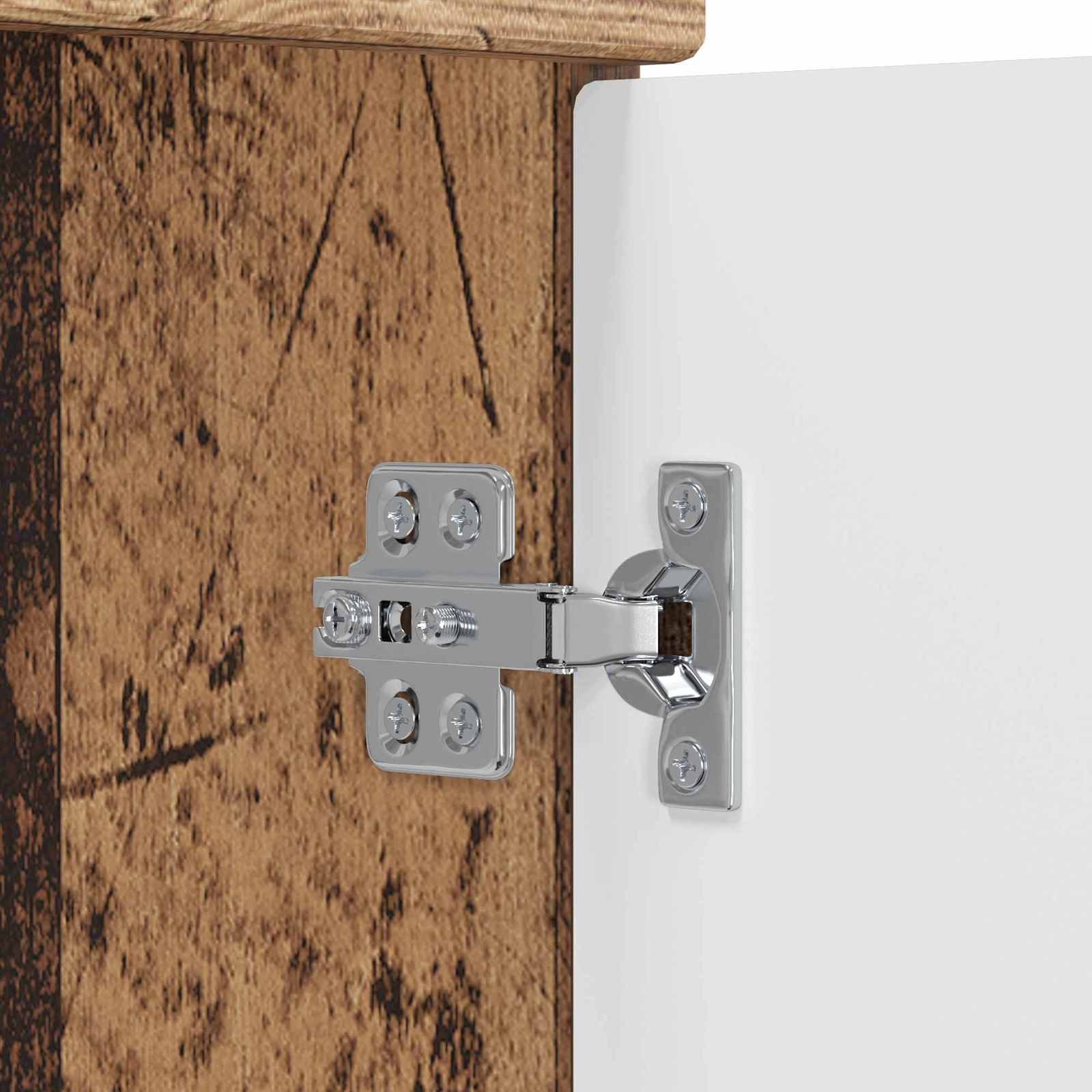 Badezimmermöbel-Set Altholz 78,5 x 37,5 x 81 cm Holzwerkstoff