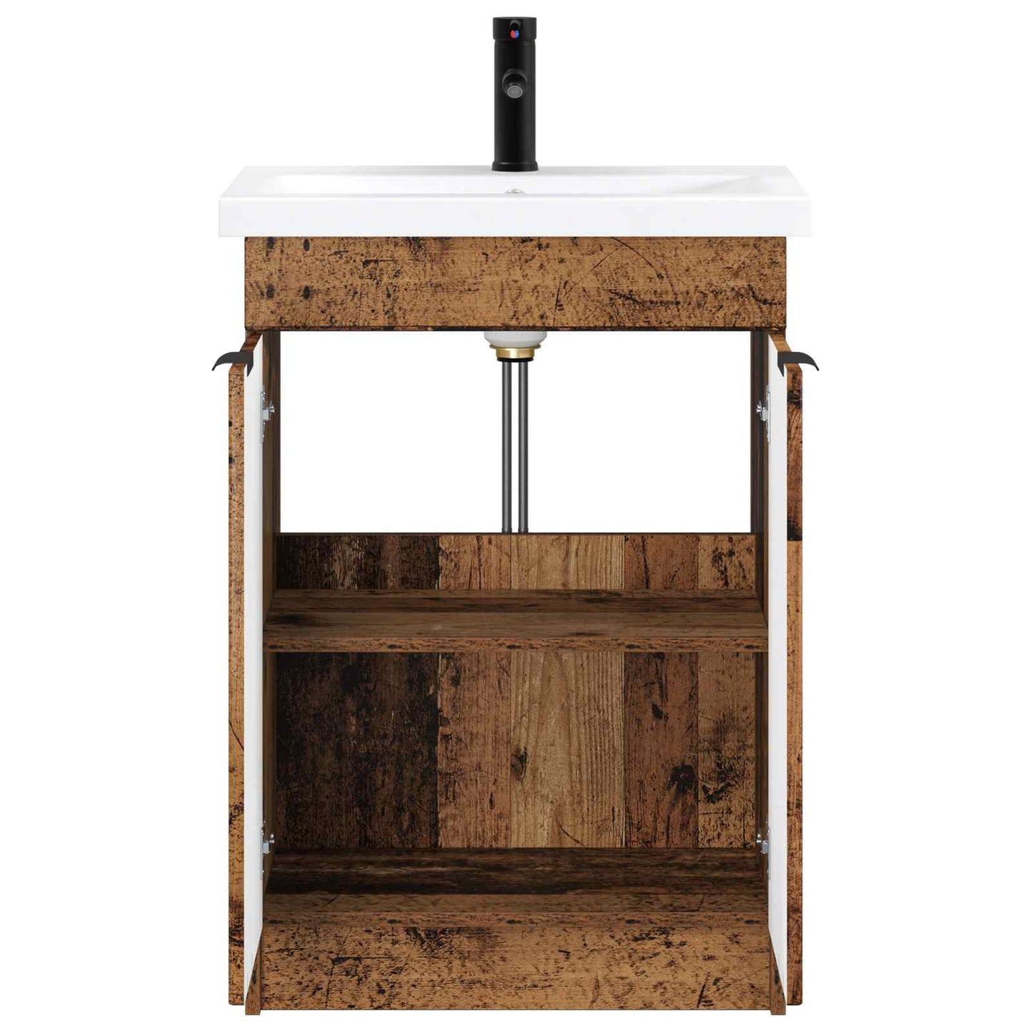 Badezimmermöbel-Set Altholz 78,5 x 37,5 x 81 cm Holzwerkstoff