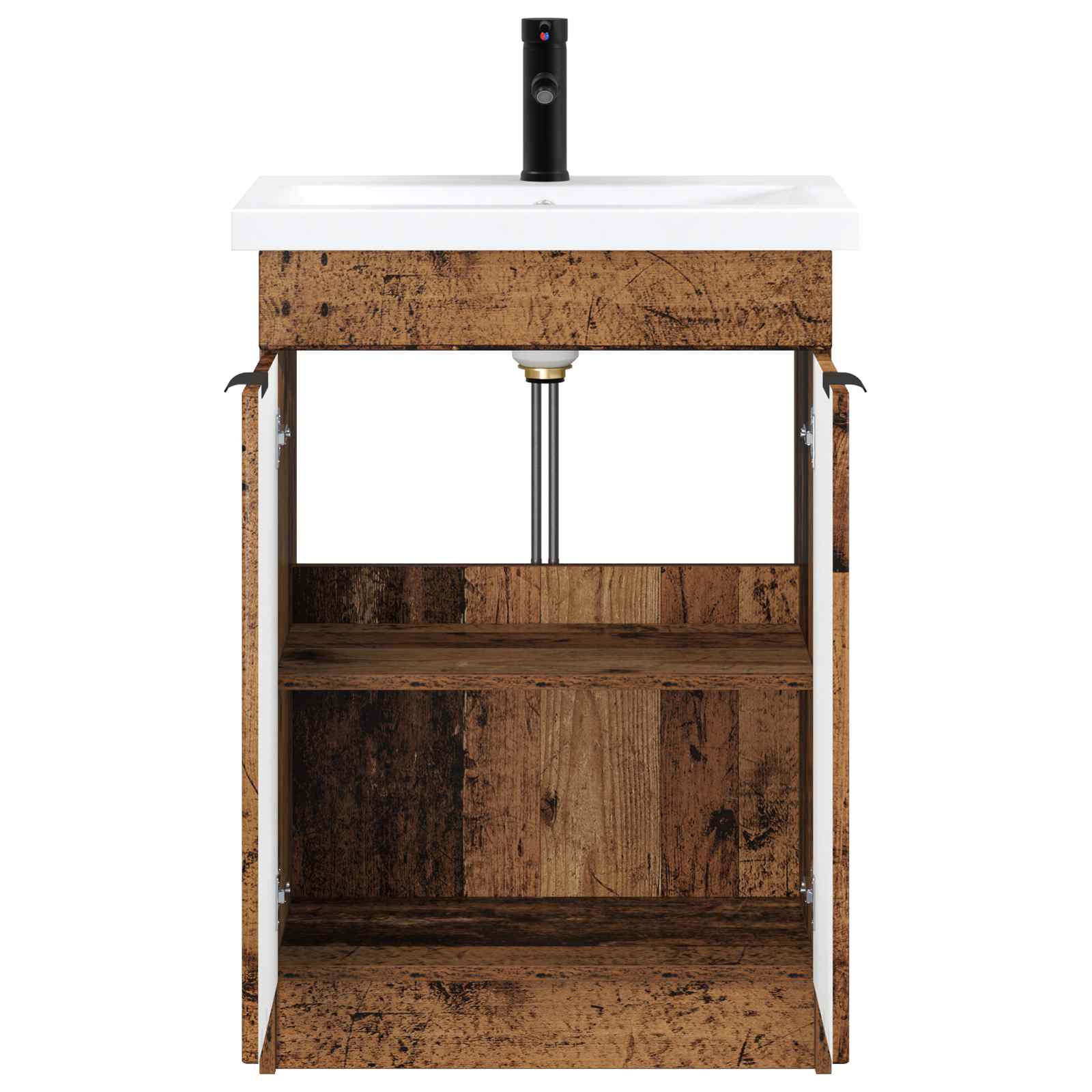 Badezimmermöbel-Set Altholz 78,5 x 37,5 x 81 cm Holzwerkstoff