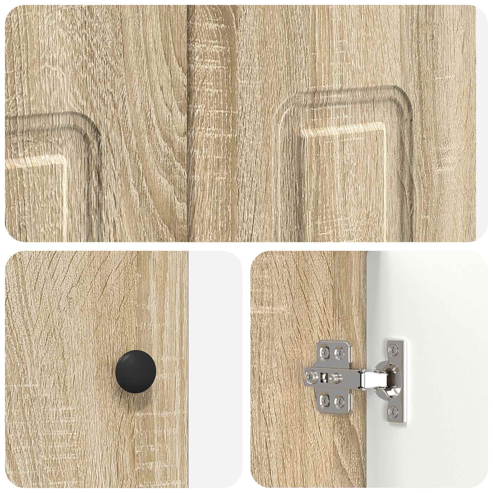 Badezimmermöbel-Set Sonoma-Eiche 78,5 x 37,5 x 81 cm