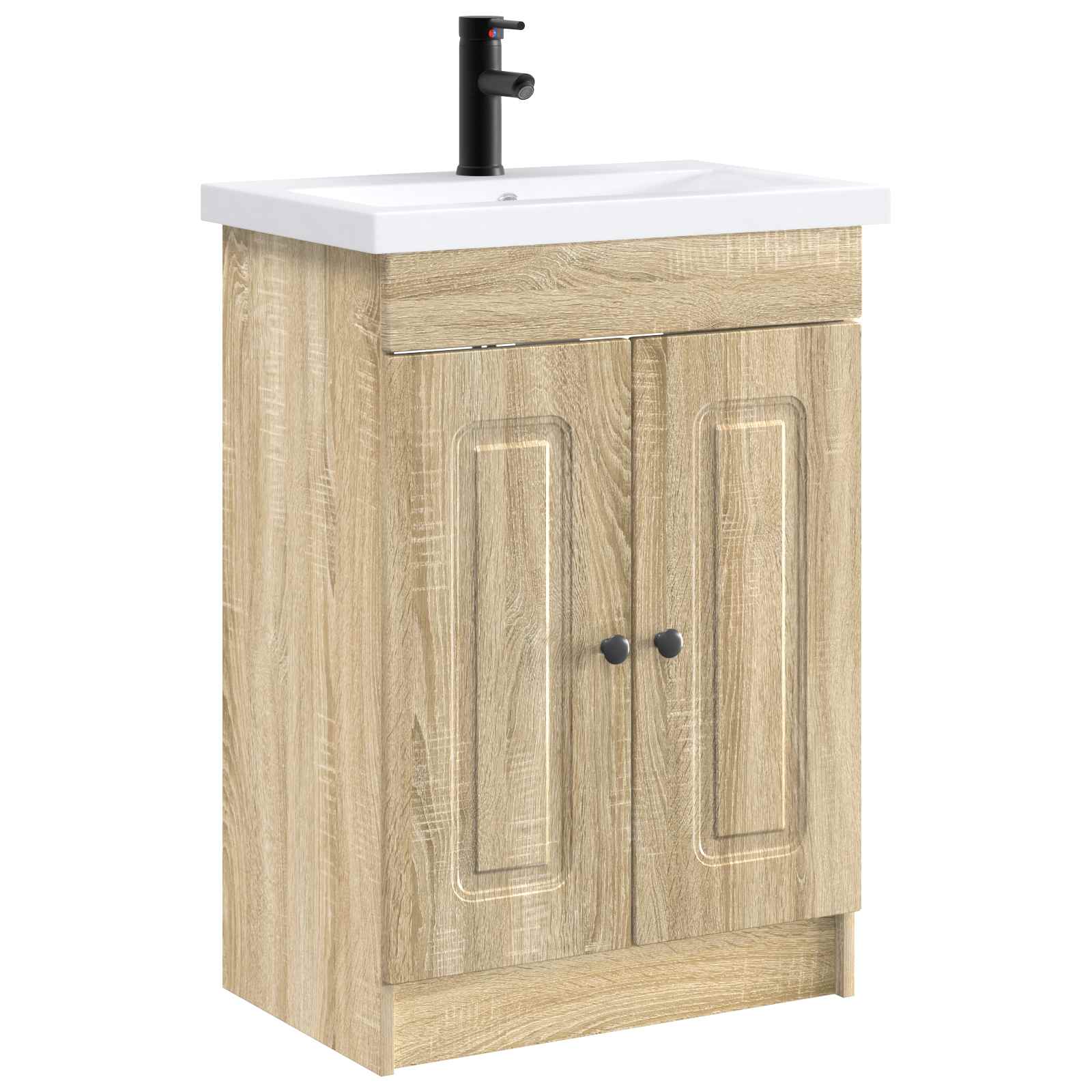 Badezimmermöbel-Set Sonoma-Eiche 78,5 x 37,5 x 81 cm