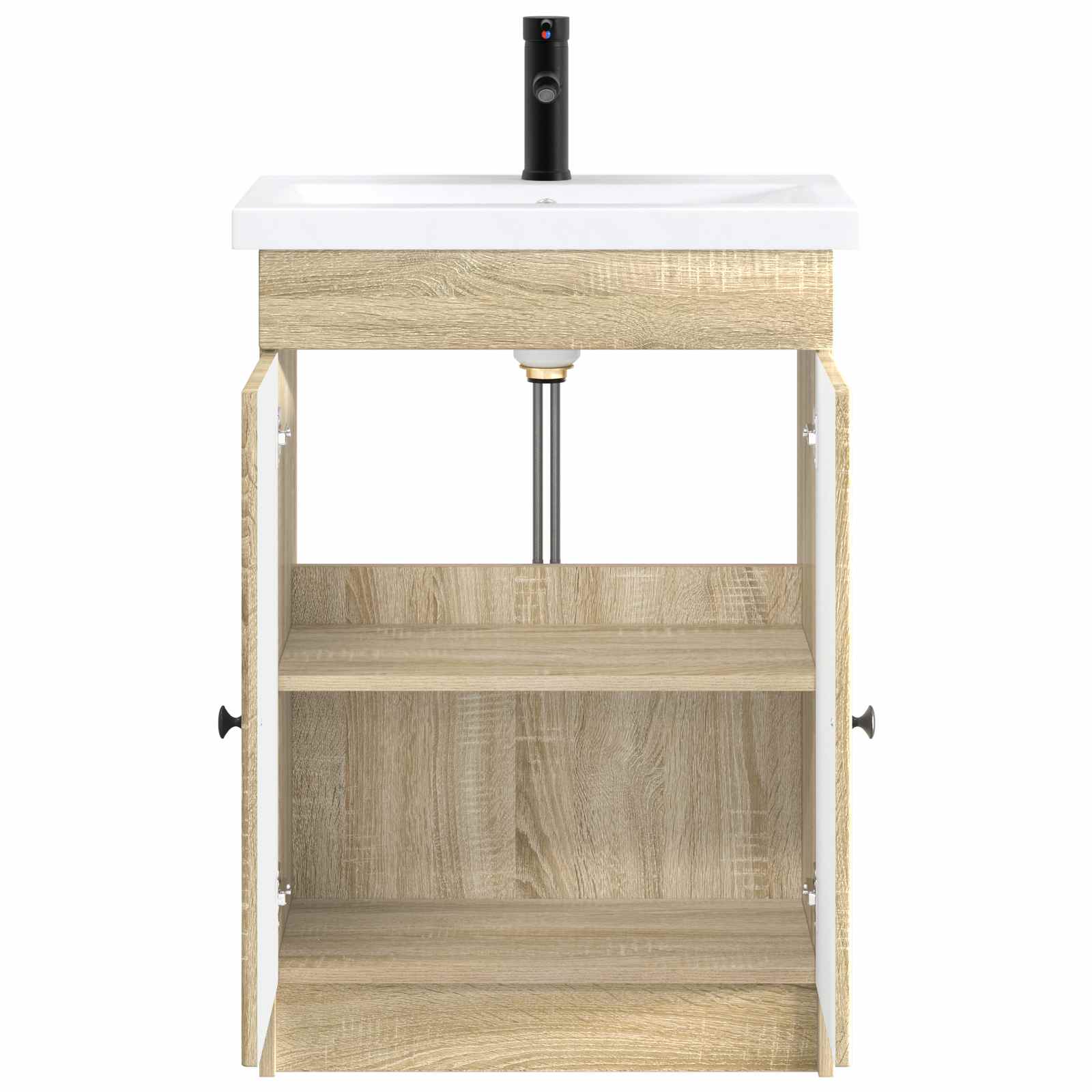 Badezimmermöbel-Set Sonoma-Eiche 78,5 x 37,5 x 81 cm
