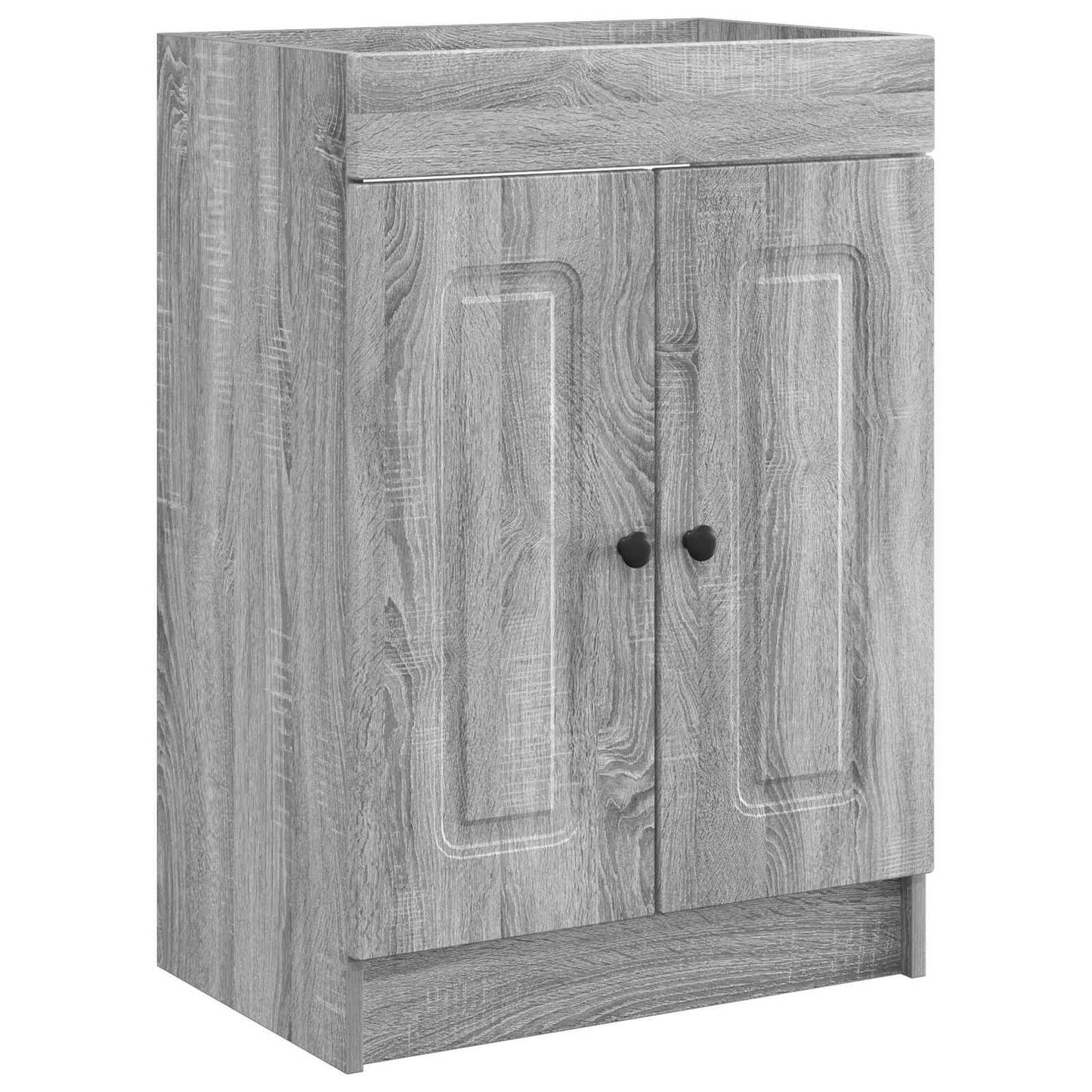 Badezimmermöbel-Set Grau Sonoma 78,5 x 37,5 x 81 cm