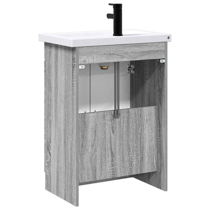 Badezimmermöbel-Set Sonoma-Grau 78,5 x 37,5 x 81 cm