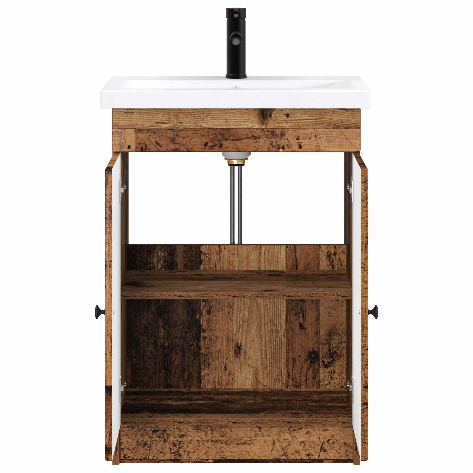 Badezimmermöbel-Set Altholz 78,5 x 37,5 x 81 cm Holzwerkstoff