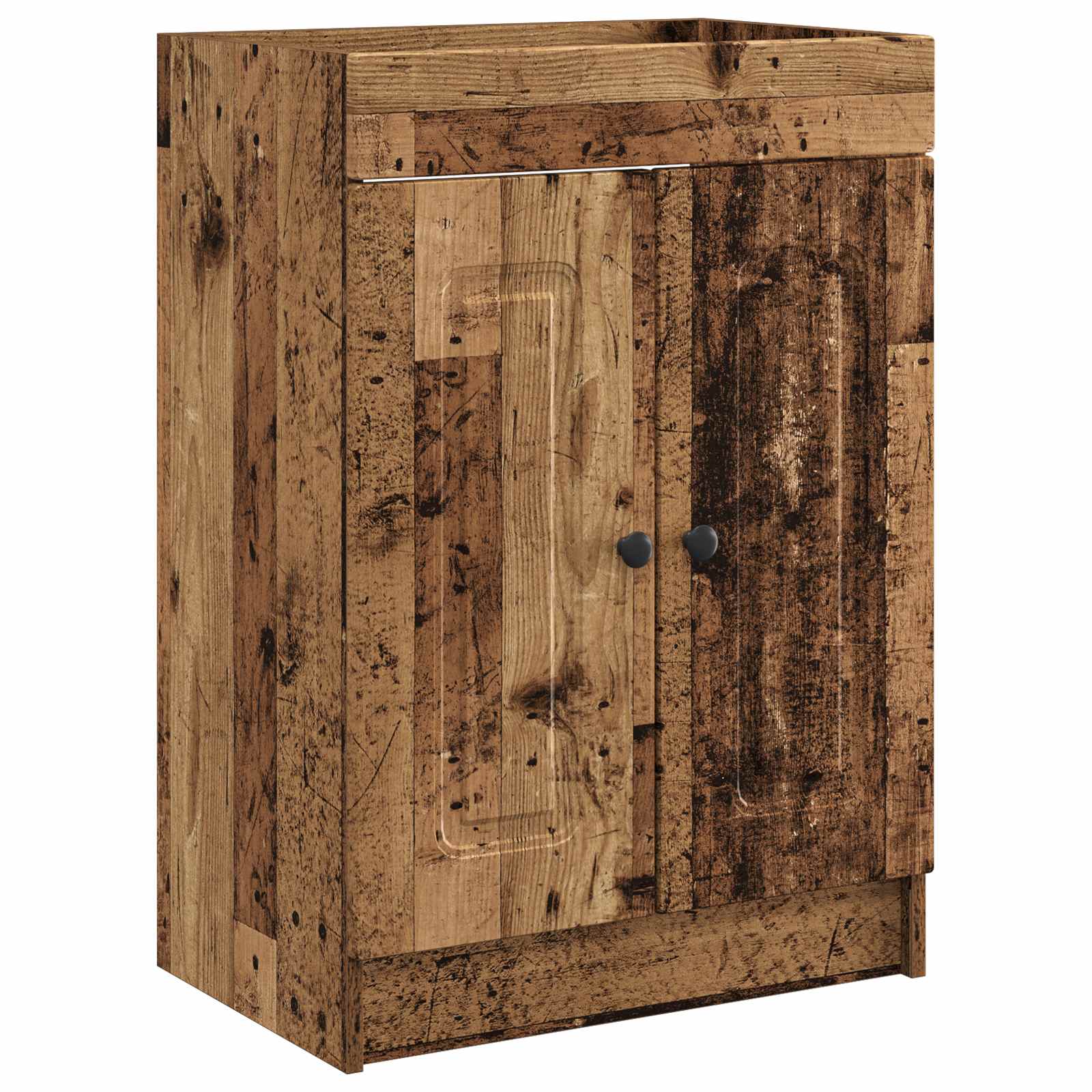Badezimmermöbel-Set Altholz 78,5 x 37,5 x 81 cm Holzwerkstoff