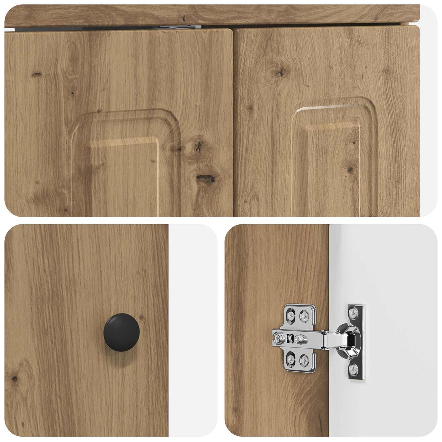 Badezimmermöbel-Set Artisan-Eiche 78,5 x 37,5 x 81 cm