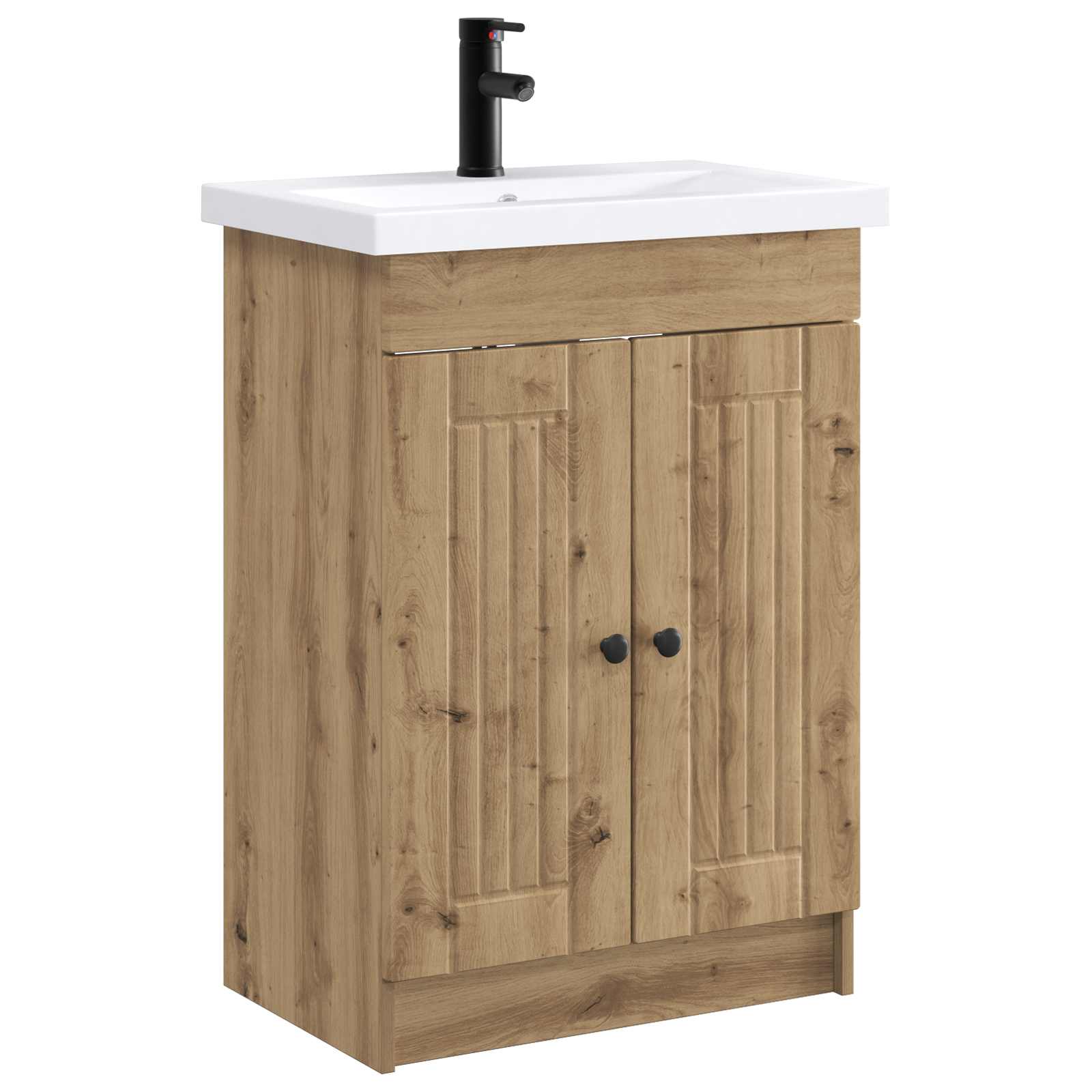 Badezimmermöbel-Set Artisan-Eiche 56 x 37,5 x 81 cm