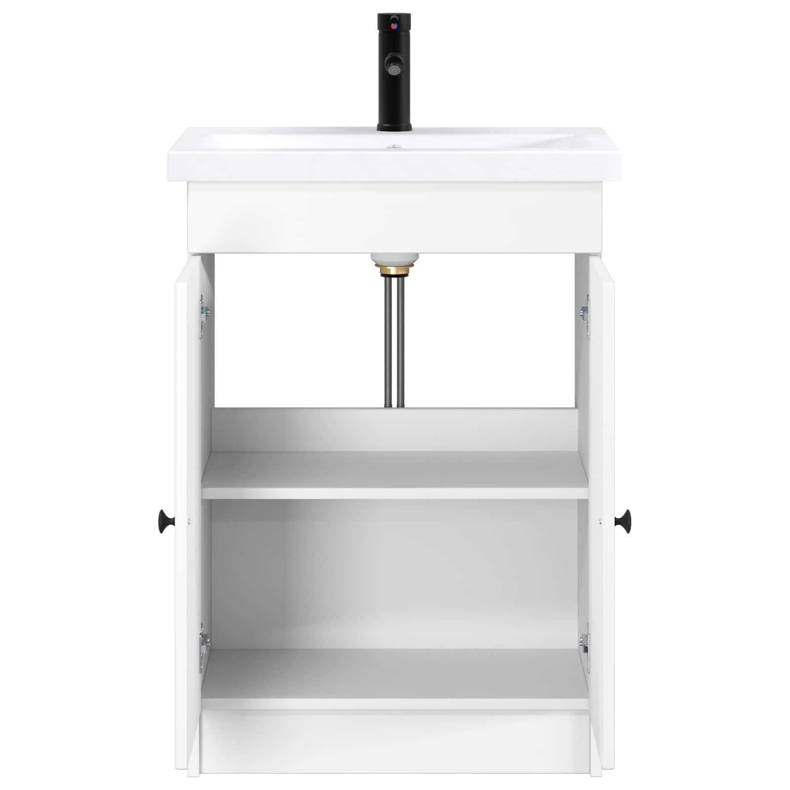 Badezimmermöbel-Set Weiß 78,5 x 37,5 x 81 cm Holzwerkstoff