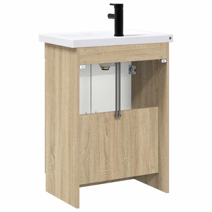 Badezimmermöbel-Set Sonoma-Eiche 78,5 x 37,5 x 81 cm