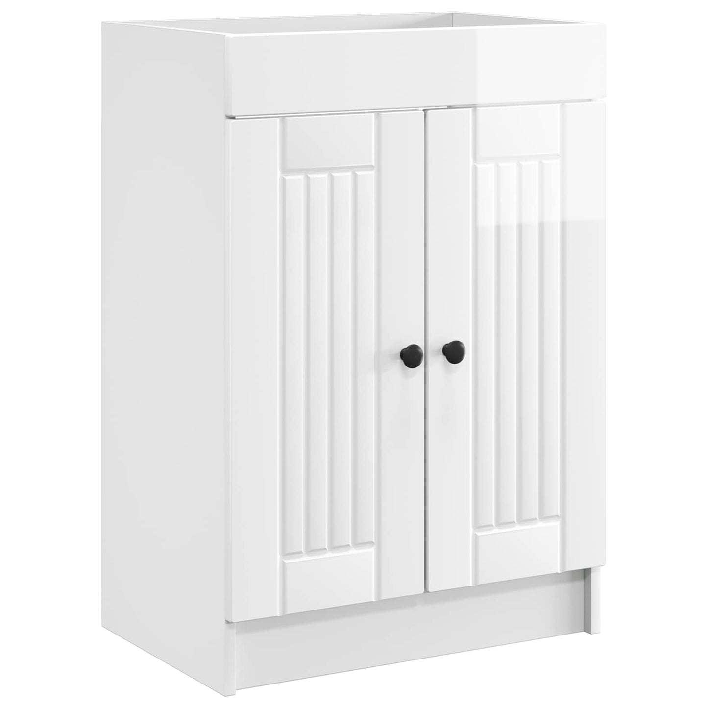 Badezimmermöbel-Set Hochglanz Weiß 78,5 x 37,5 x 81 cm