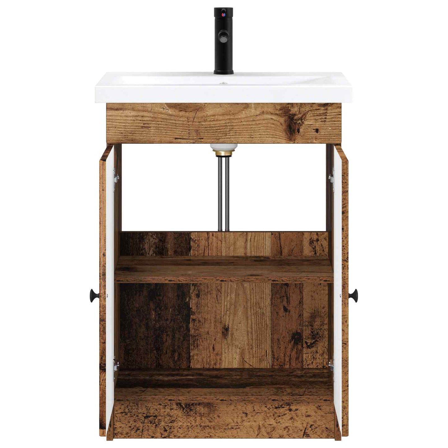 Badezimmermöbel-Set Altholz 78,5 x 37,5 x 81 cm Holzwerkstoff